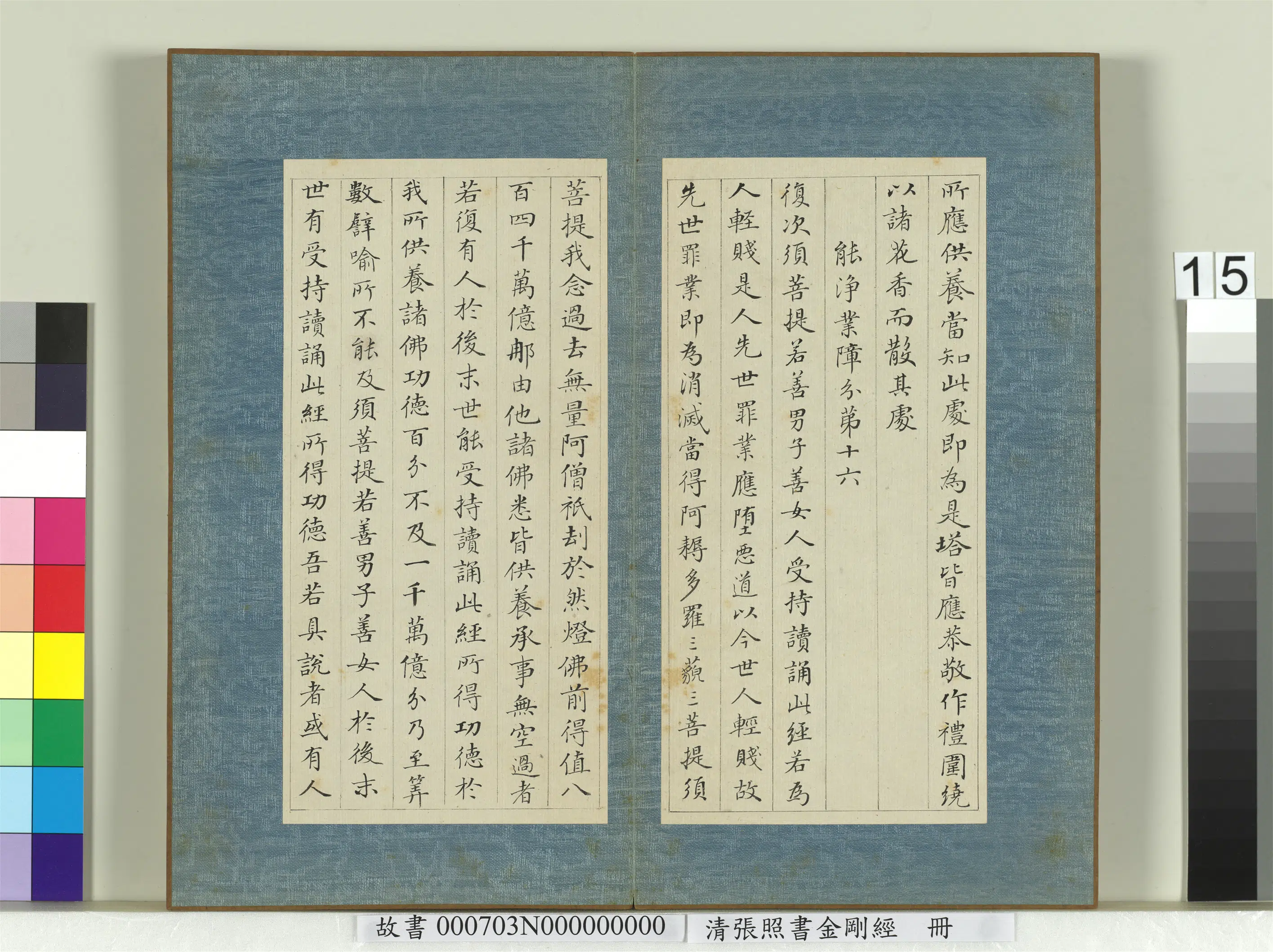 清代【张照】《书金刚经册》 第7张