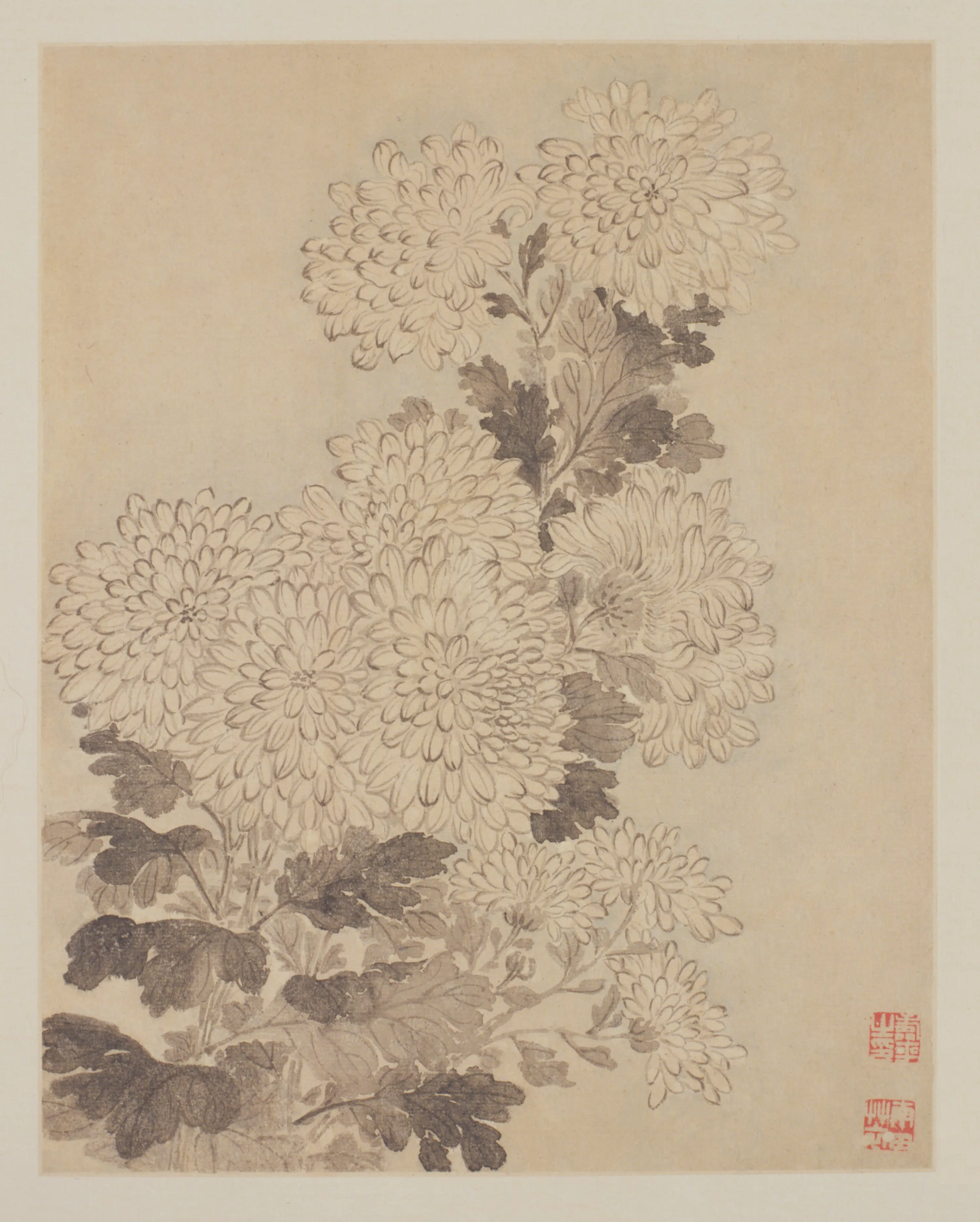 清代【恽寿平】《花鸟册(12开)》 第10张 清代【恽寿平】《花鸟册(12开)》 第10张