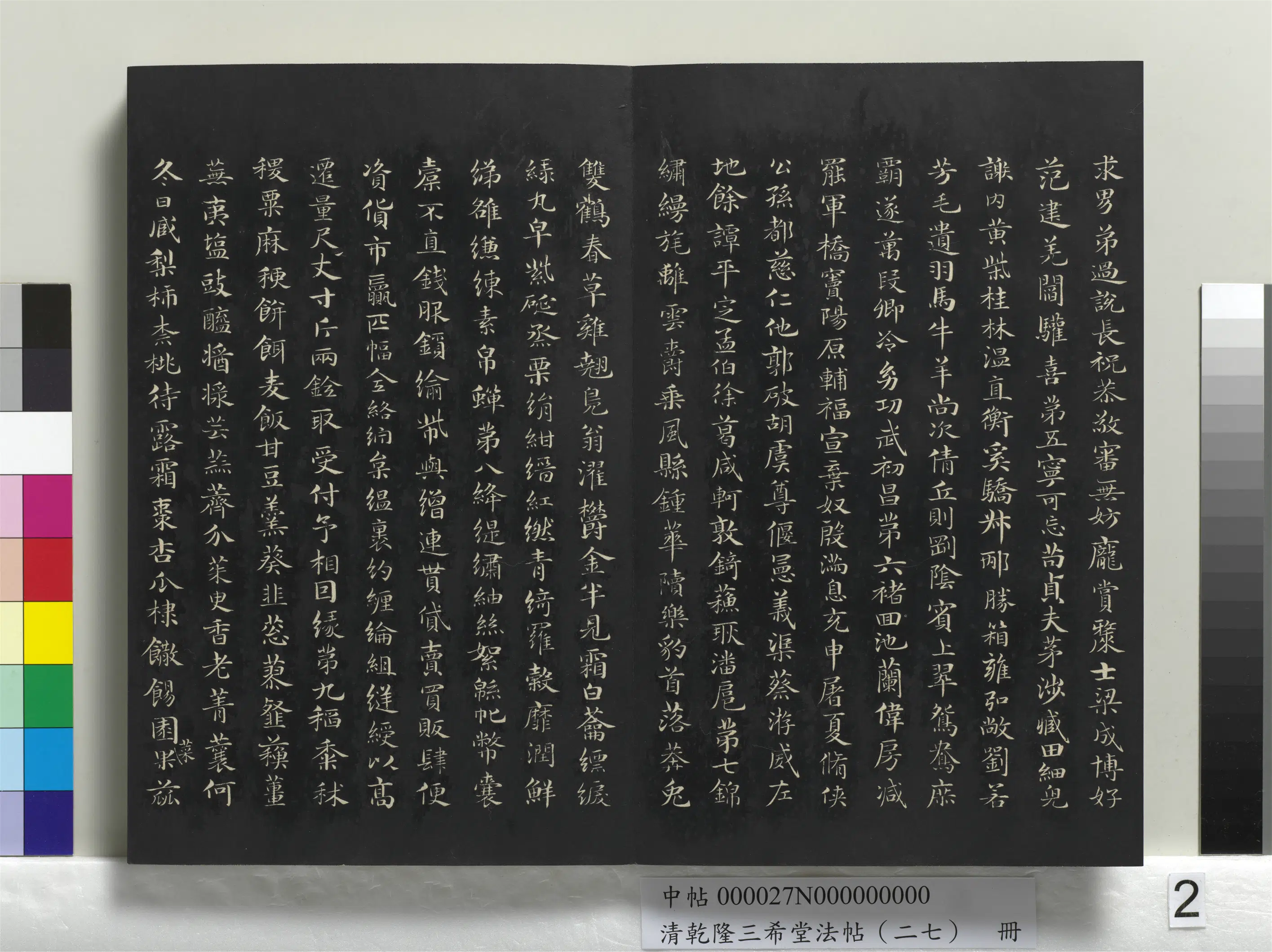 清代【爱新觉罗弘历-乾隆-清高宗】《乾隆三希堂法帖（二十七）册》 第12张