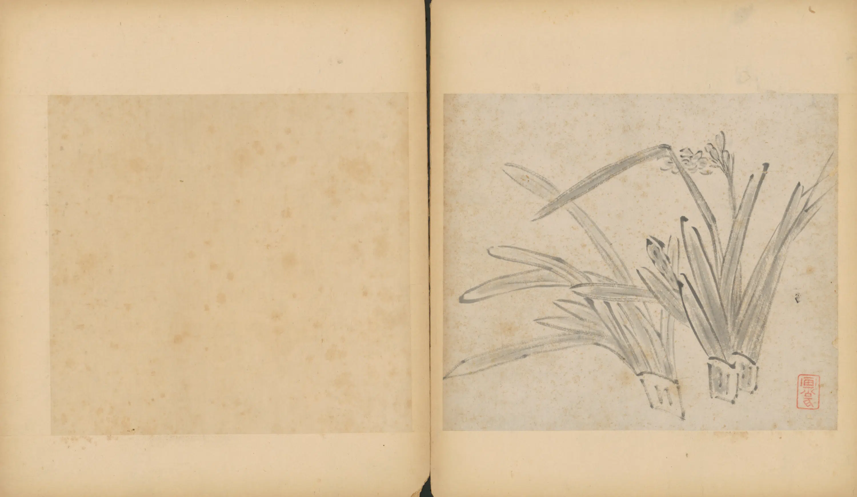 清代【朱耷】《杂画册（9开）》 第6张