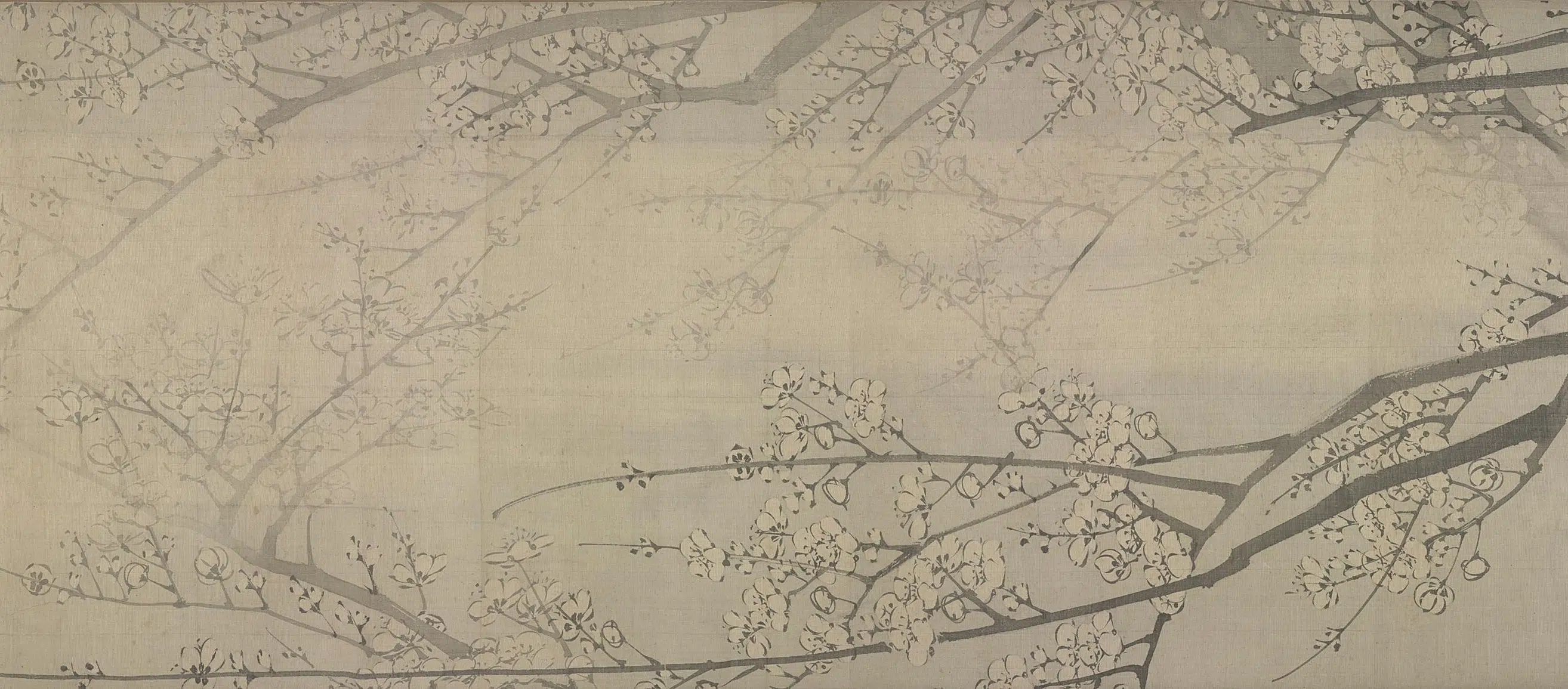 明朝【陆复】《梅花卷》 第3张