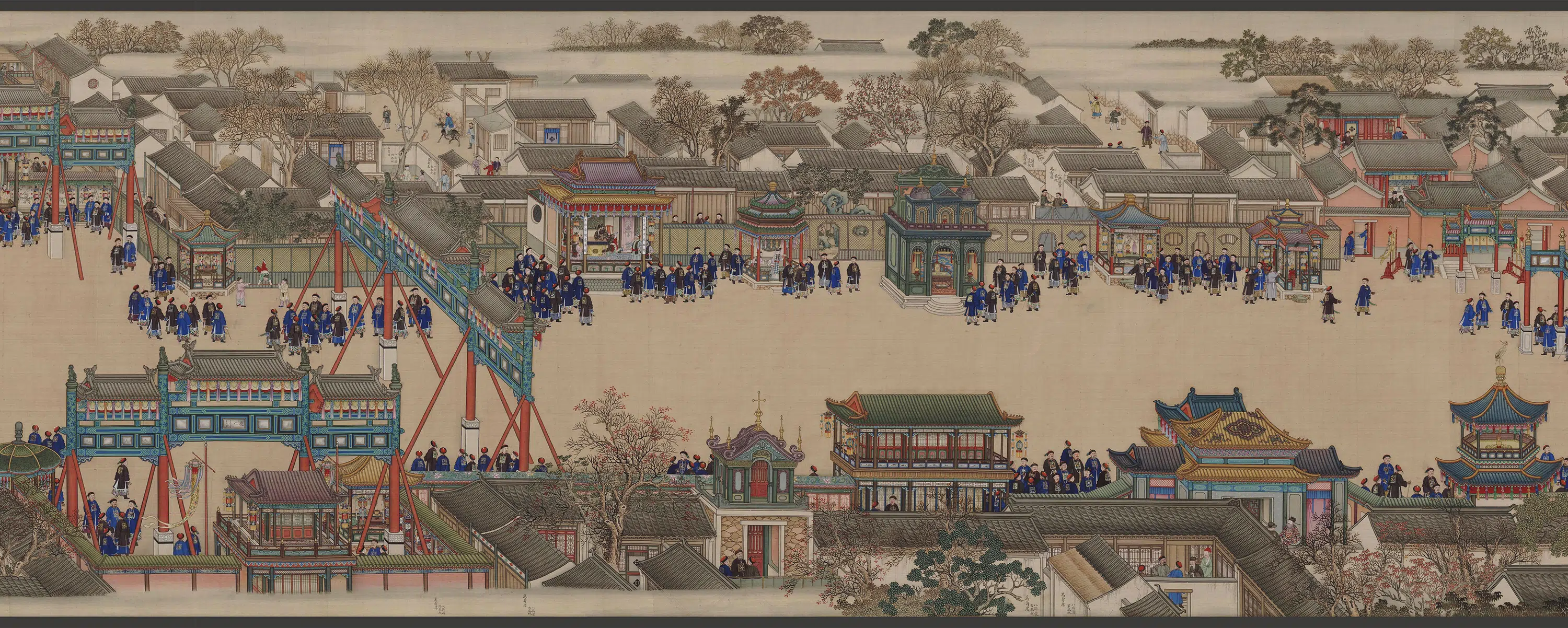 清代【张廷彦】《崇庆皇太后万寿庆典图》 第11张 清代【张廷彦】《崇庆皇太后万寿庆典图》 第11张