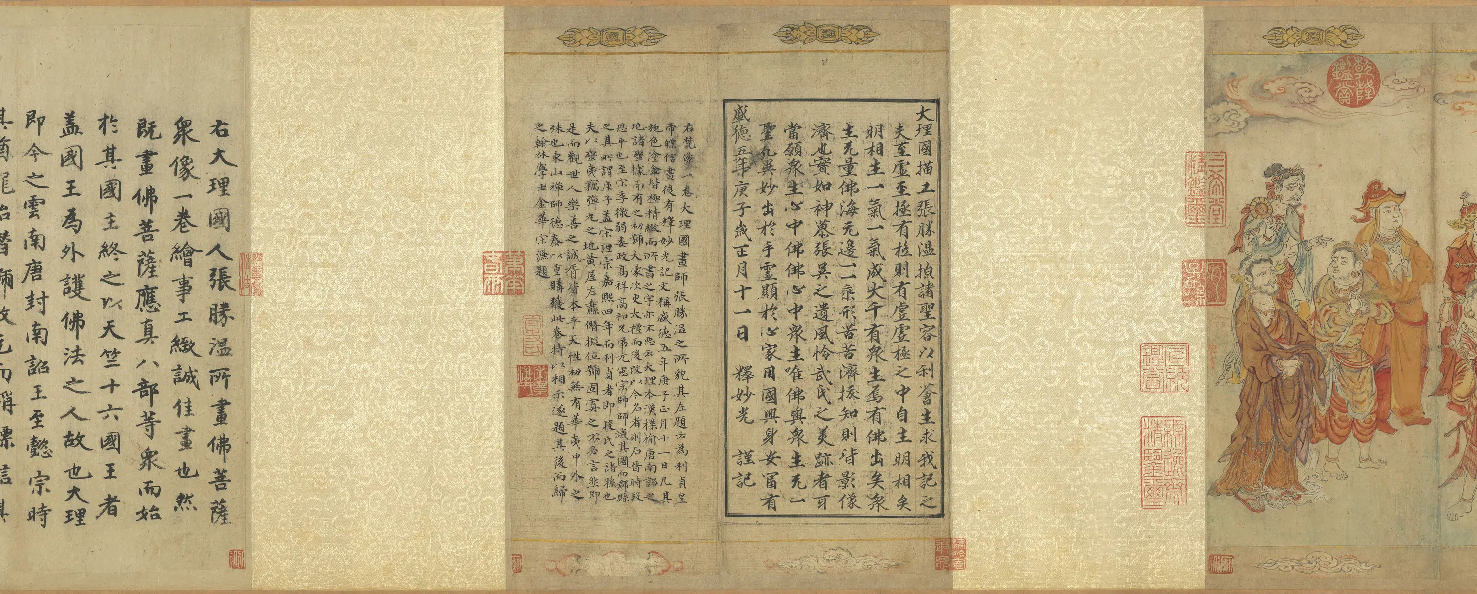 南宋【张胜温】《宋时大理国描工-画梵像卷》 第20张