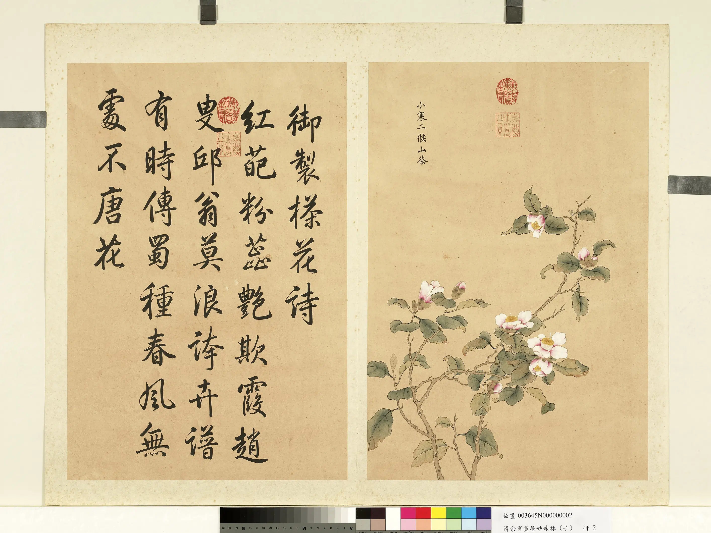 清代【余省】《画墨妙珠林（子）册》 第6张