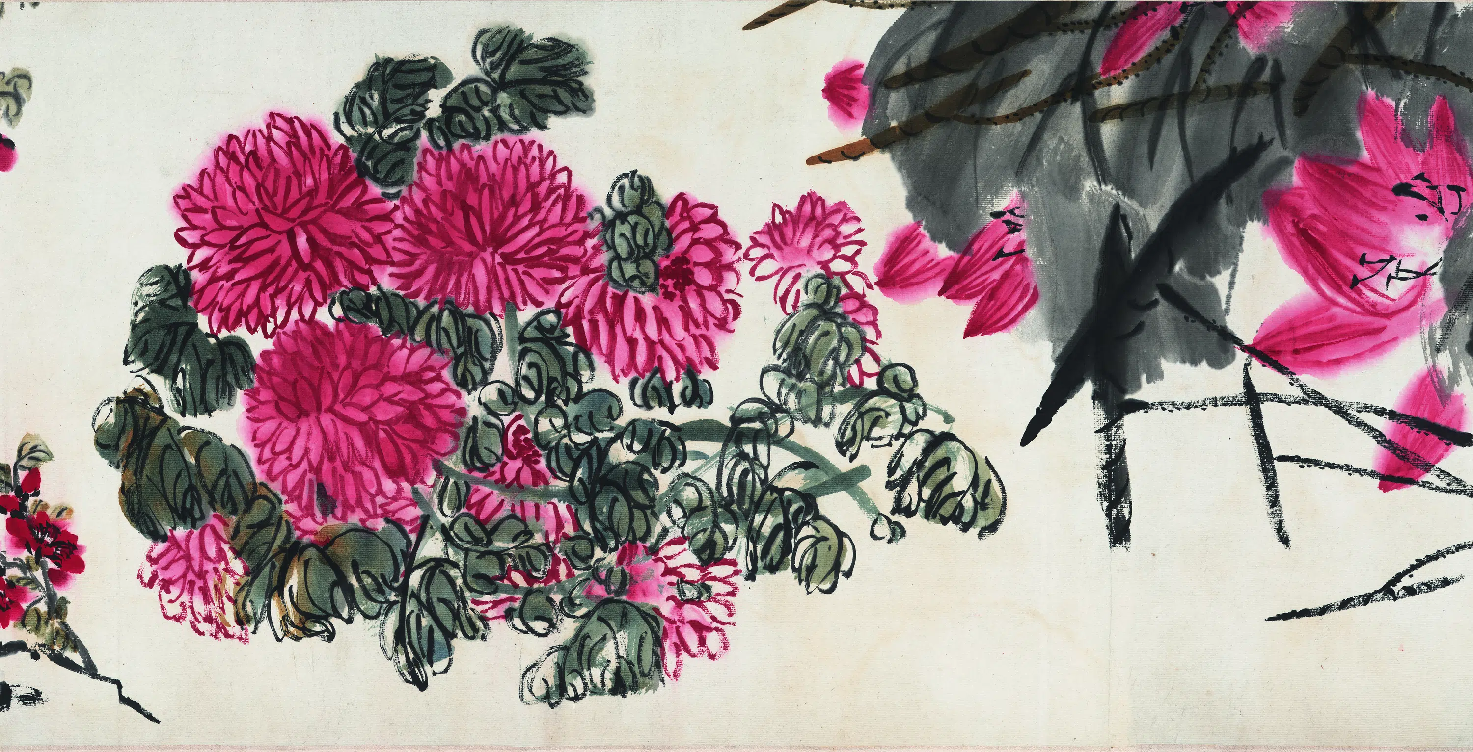 近现代【齐白石】《折枝花卉卷》 第3张