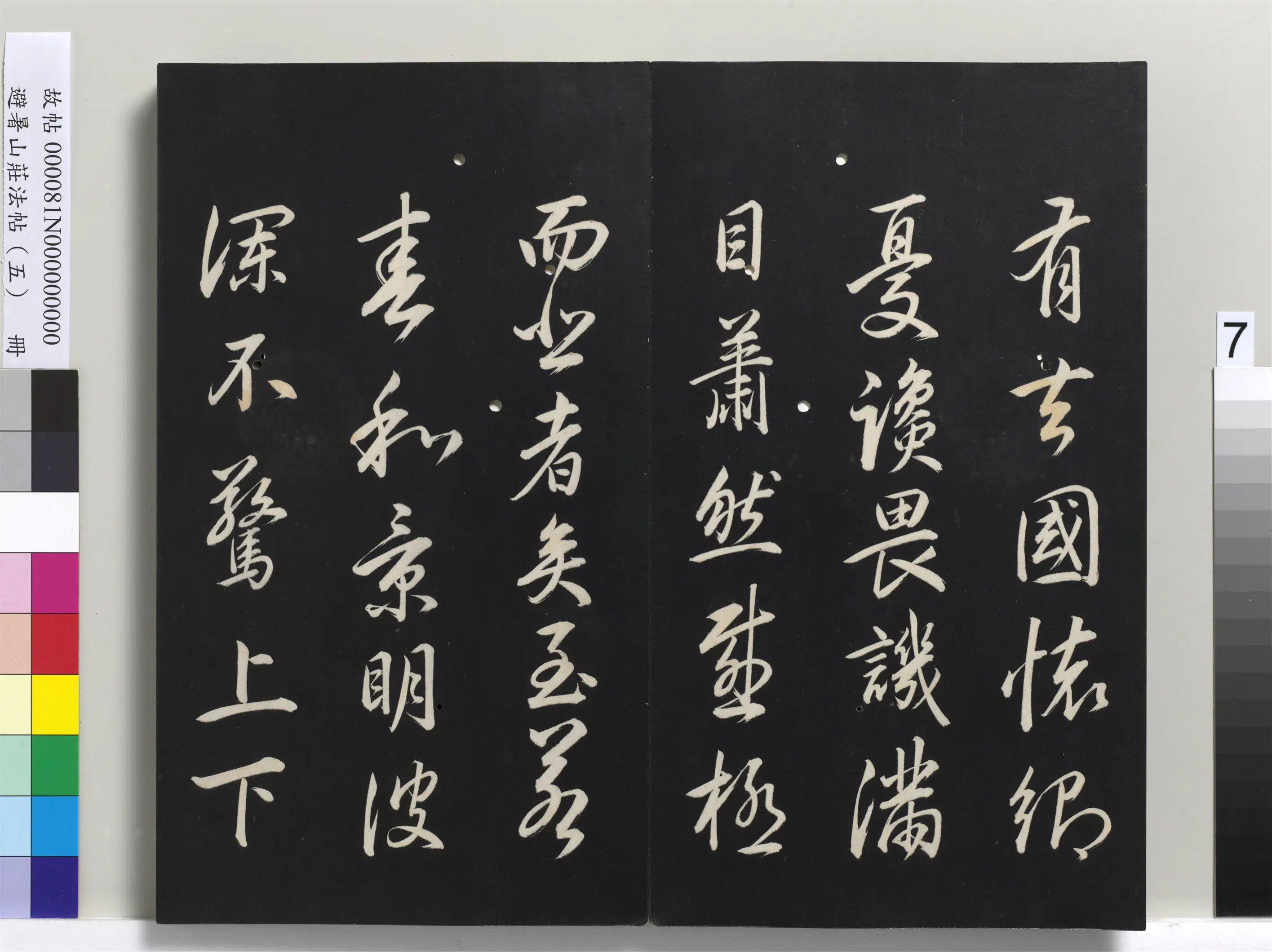 清代【爱新觉罗玄烨-康熙】《避暑山庄法帖（五）册-圣祖岳阳楼记》 第11张