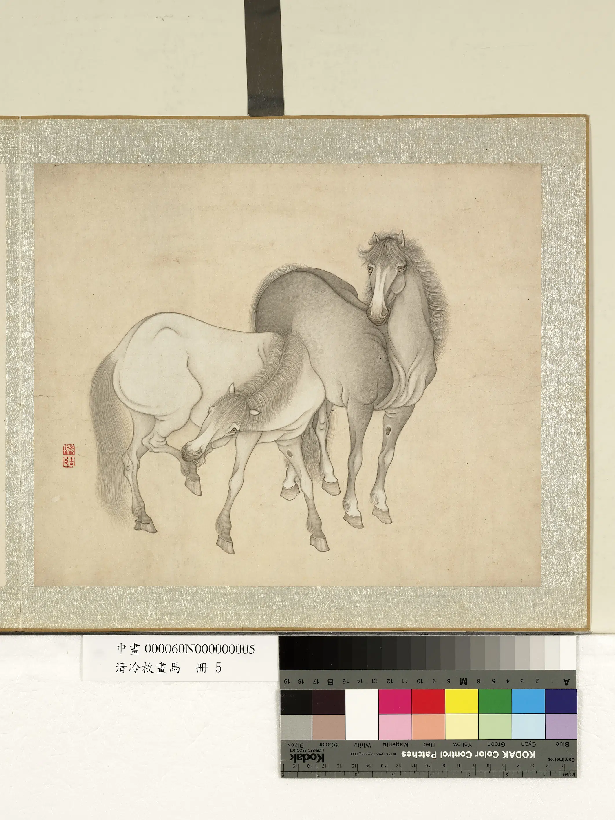 清代【冷枚】《画马册》 第5张