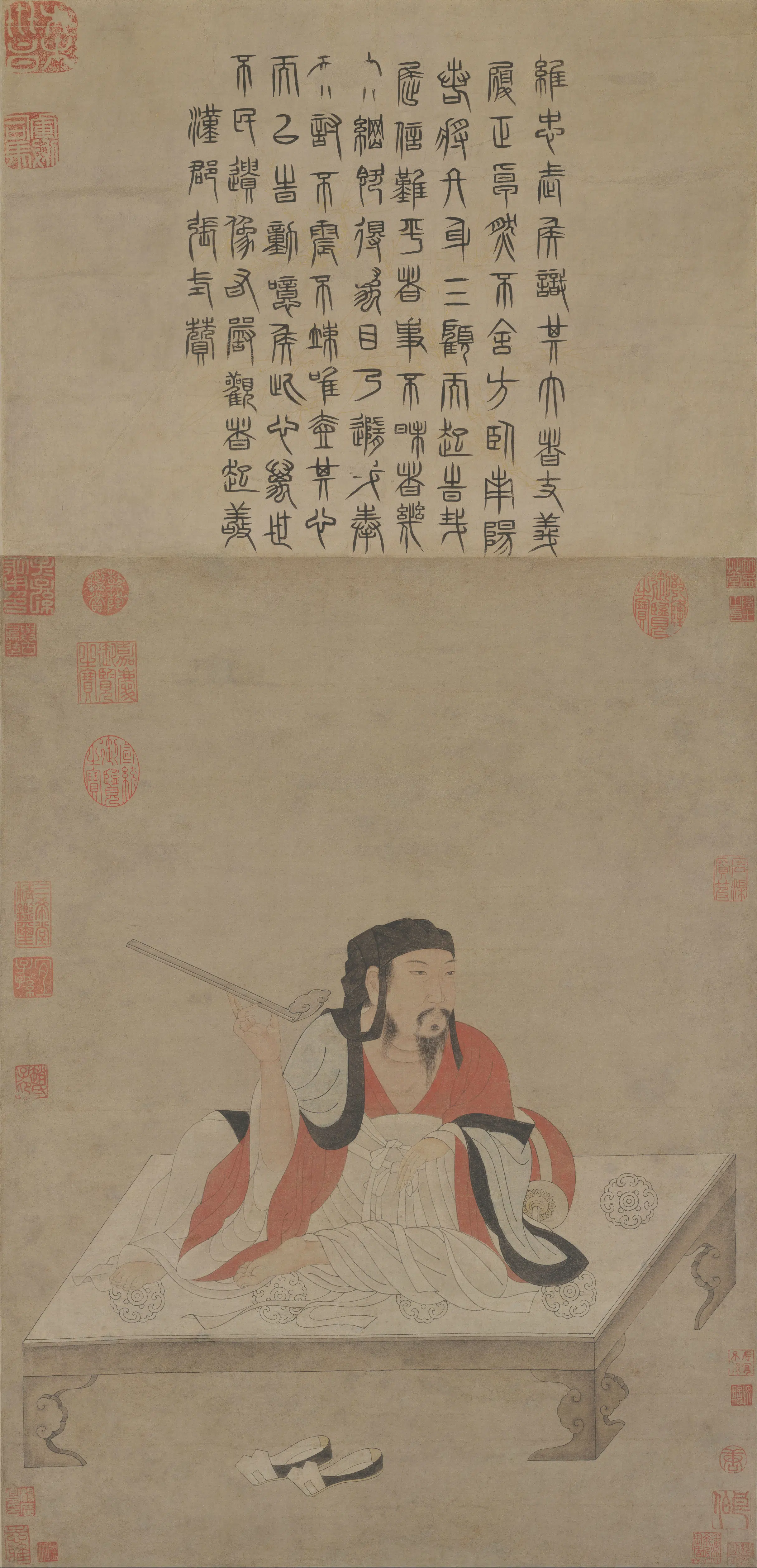 元朝【赵孟頫】《诸葛亮像》 第1张 元朝【赵孟頫】《诸葛亮像》 第1张