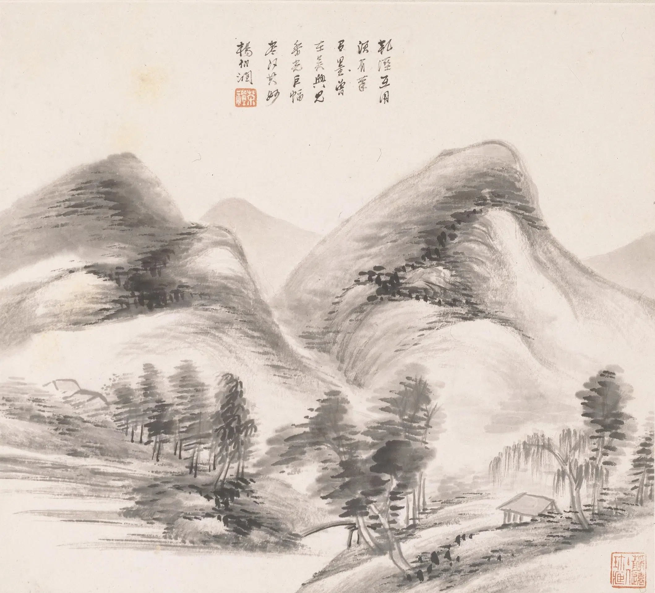 清代【杨伯润】《山水册》 第6张