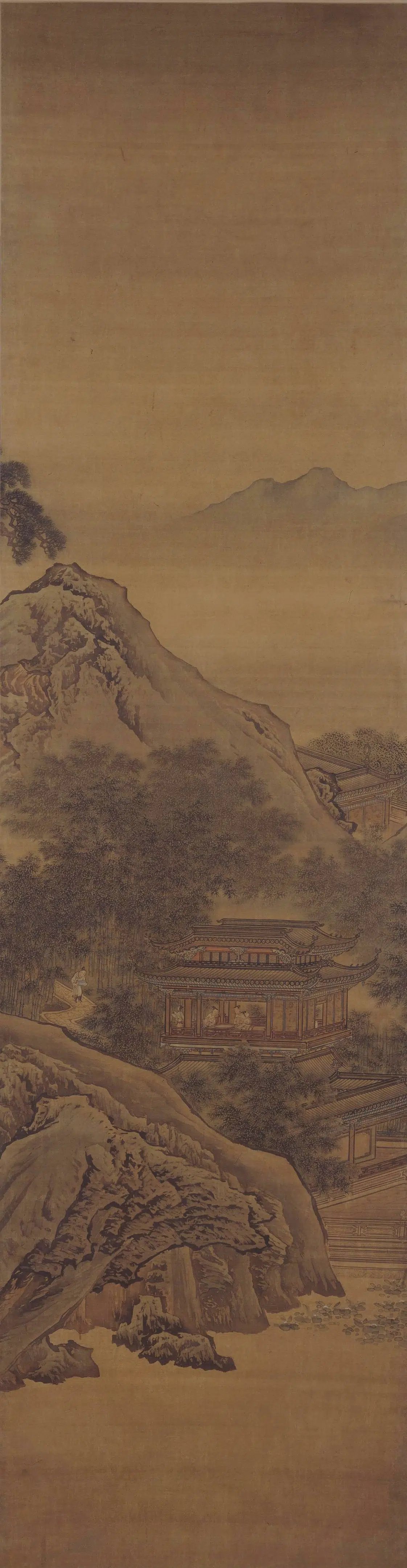 清代【袁耀】《九成宫通景屏》 第1张 清代【袁耀】《九成宫通景屏》 第1张