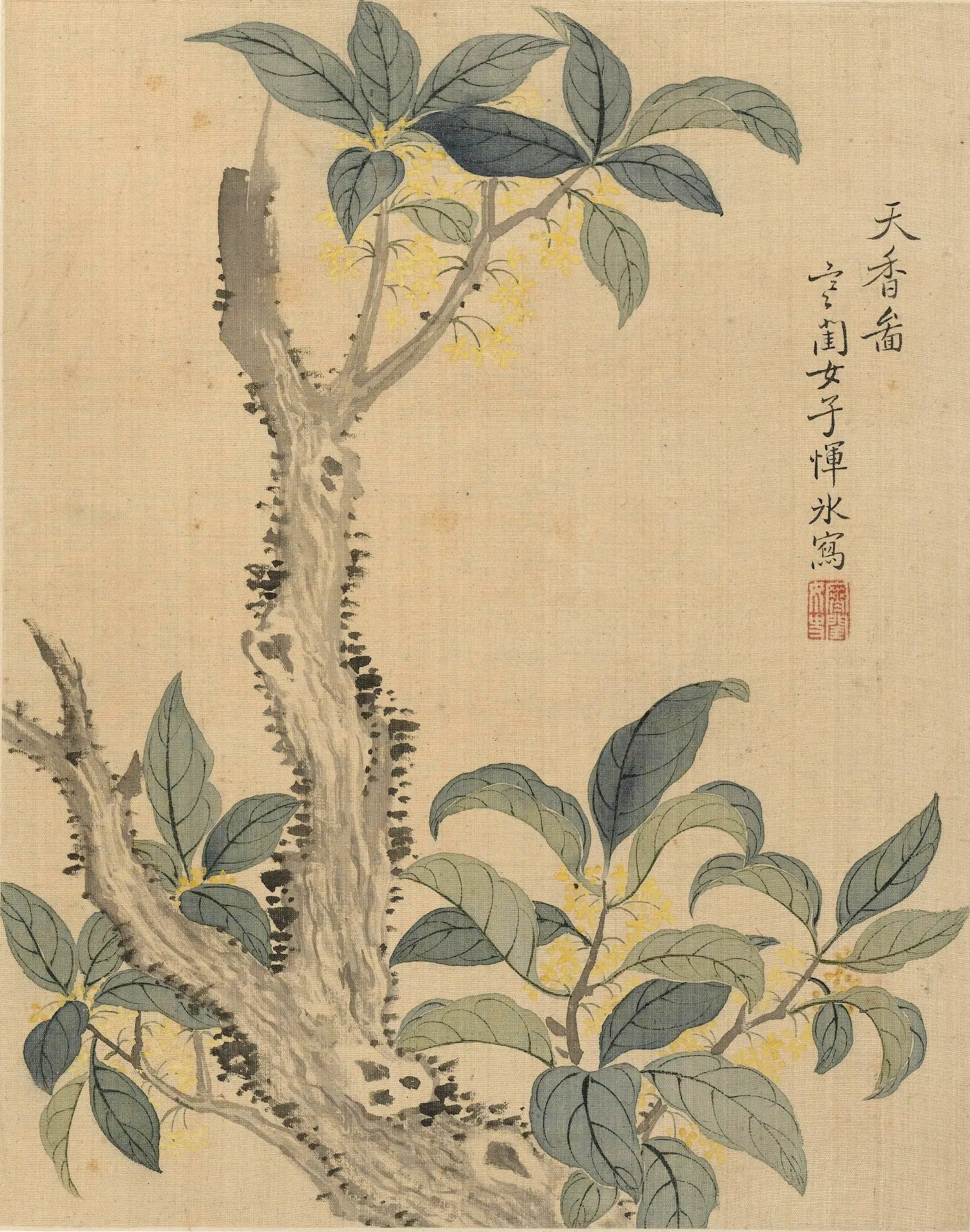 清代【恽冰】《花卉册（十开）》 第3张