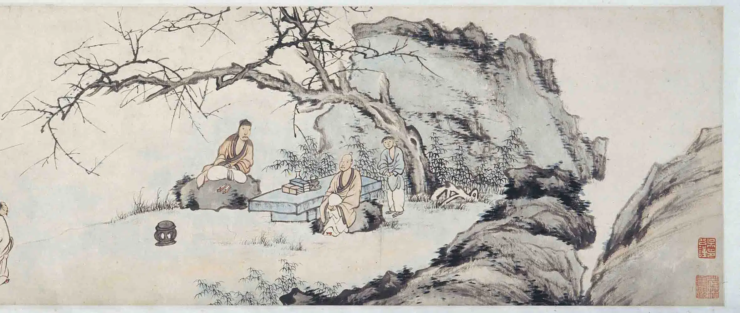 清代【萧云从】《四时山水卷》 第8张 清代【萧云从】《四时山水卷》 第8张