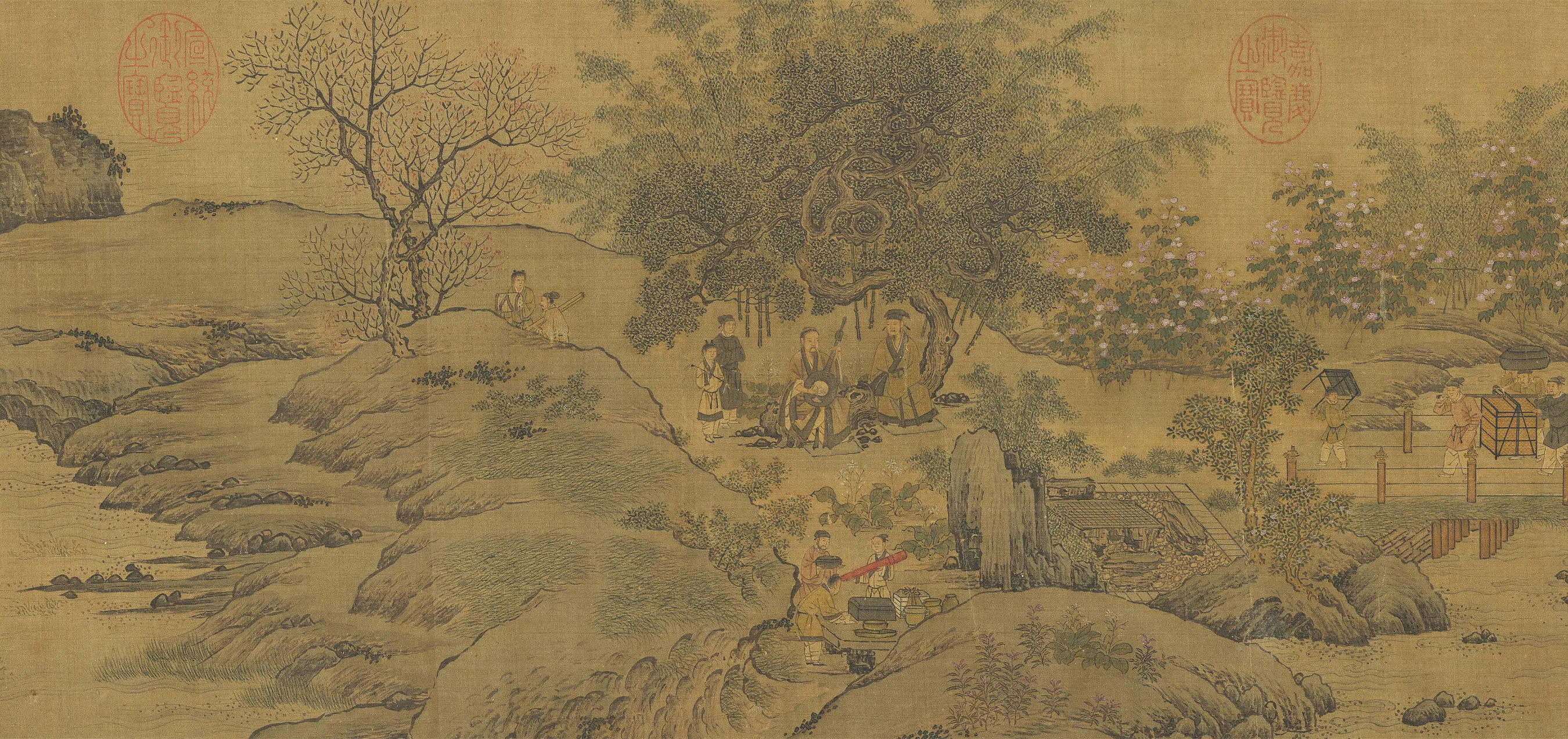 南宋【刘松年】《西园雅集图卷》 第3张