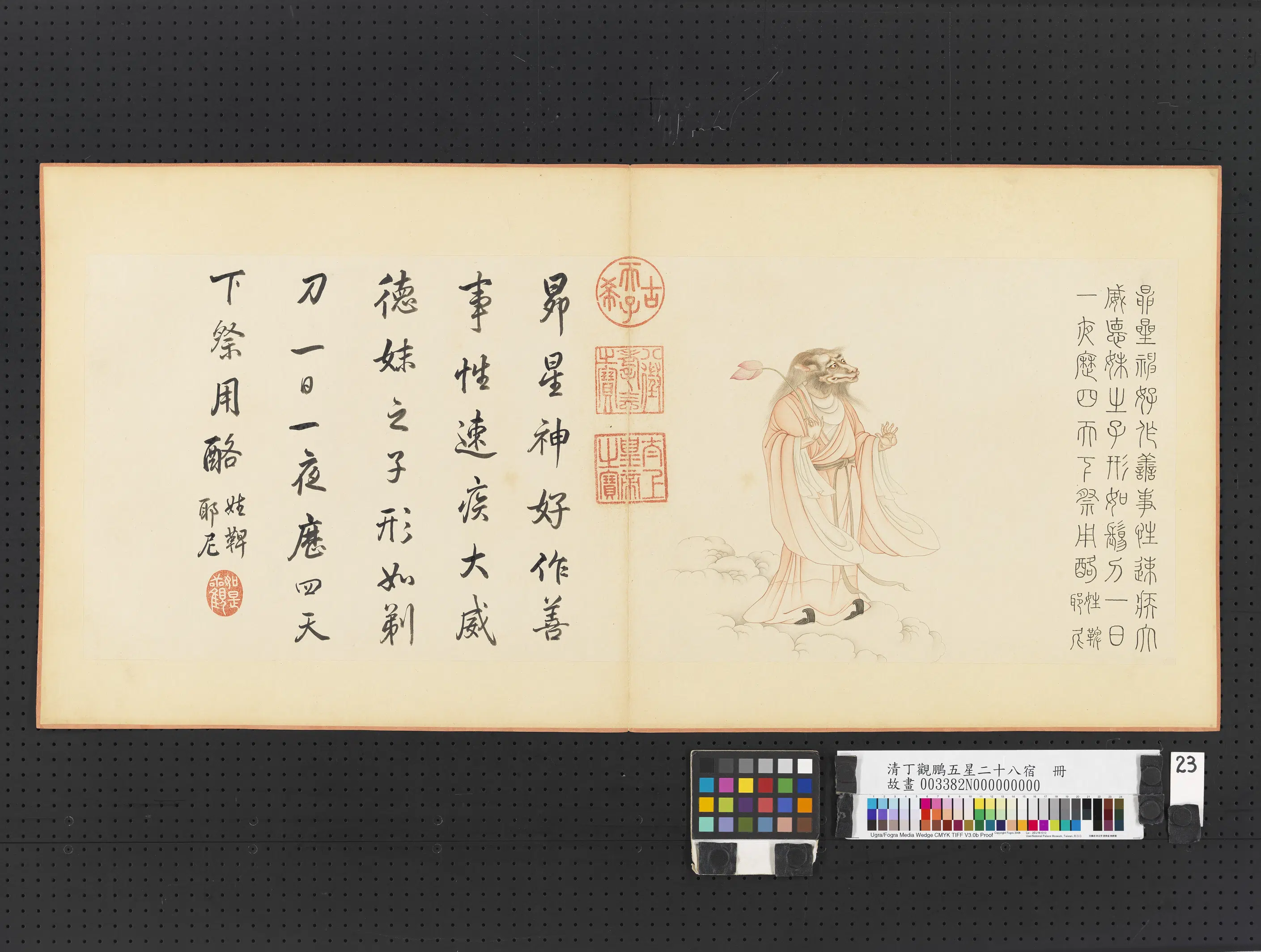 清代【丁观鹏】《五星二十八宿册》 第18张
