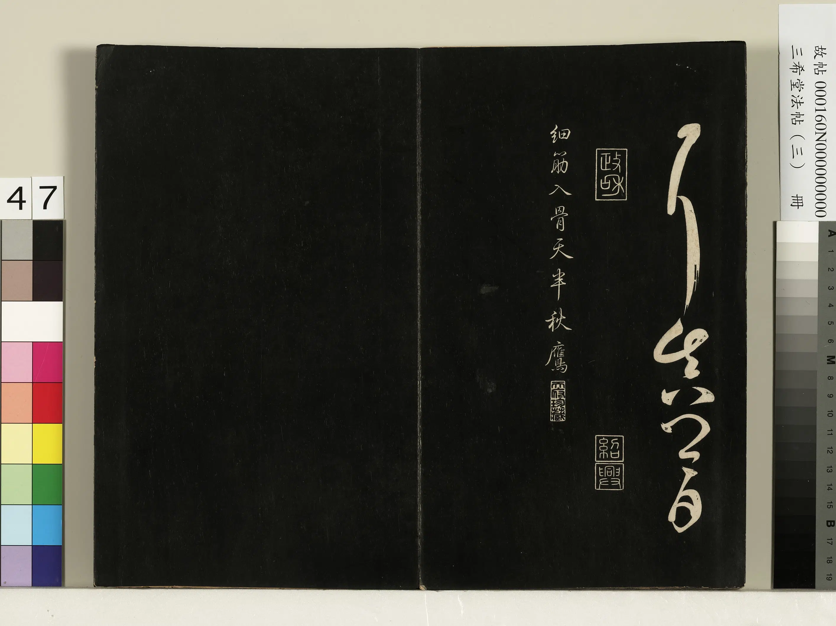 唐代【颜真卿】《三希堂法帖(三)册-唐颜真卿湖州帖-1》 第3张 唐代【颜真卿】《三希堂法帖(三)册-唐颜真卿湖州帖-1》 第3张