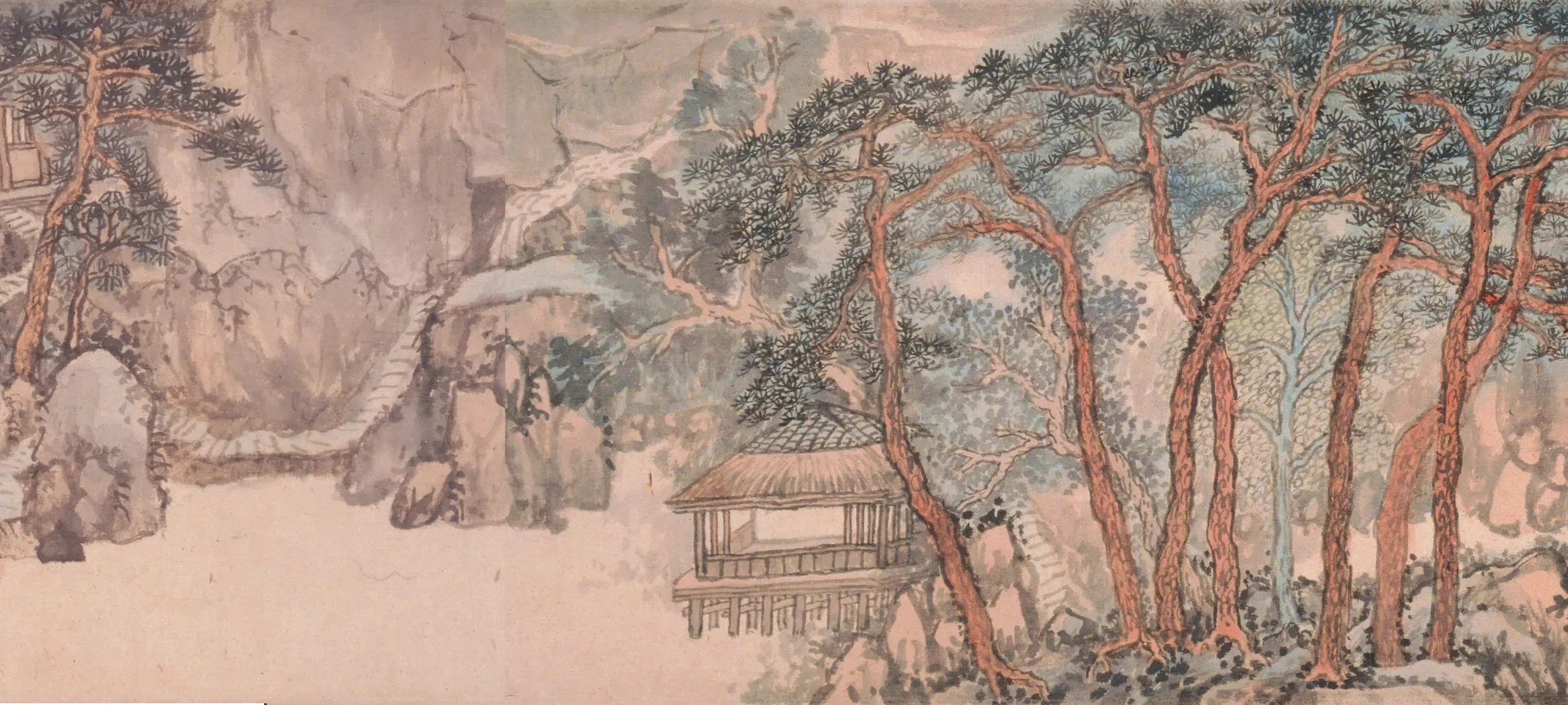 清代【髡残(石谿)】《书画卷》 第3张