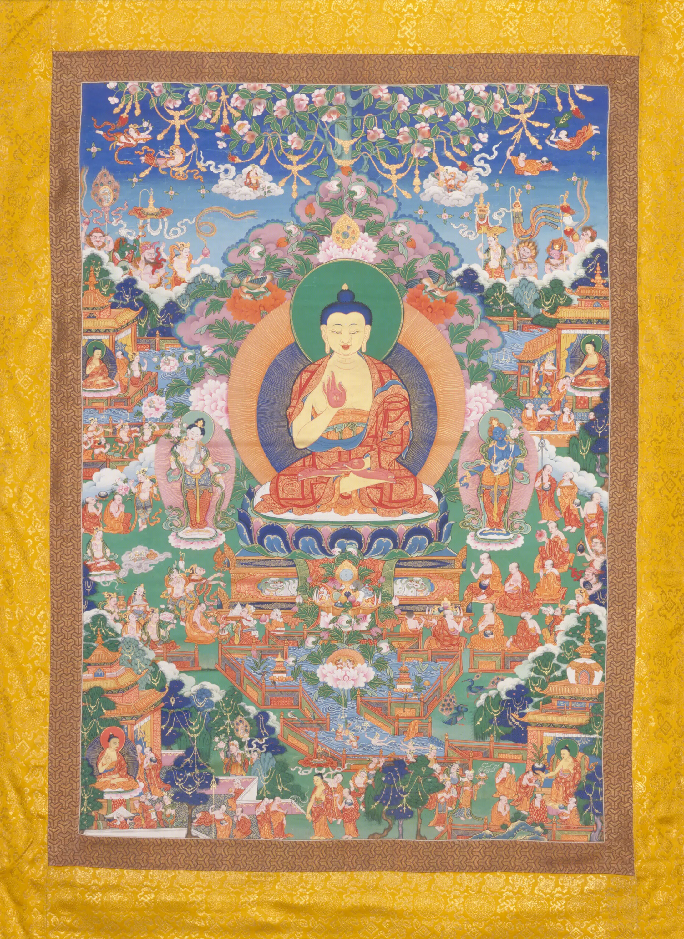 清代【清人】《文殊菩萨像轴-10》 第1张