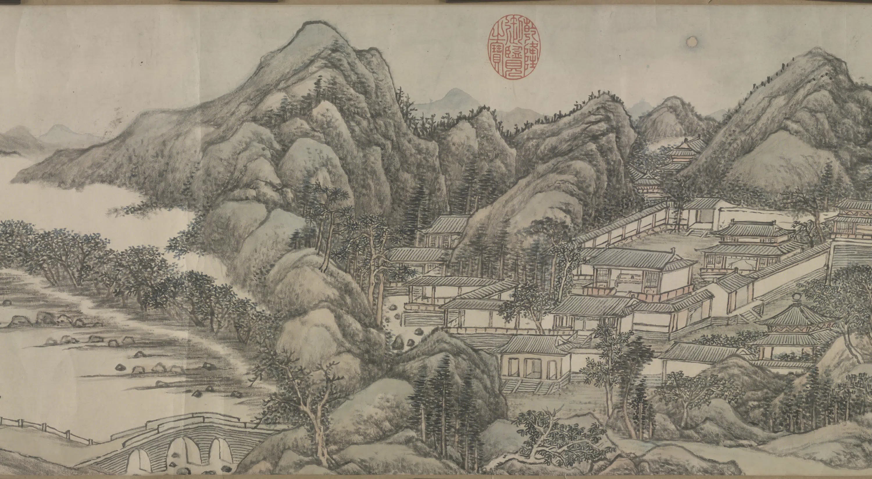 清代【张宗苍】《吴中山水图卷》 第2张 清代【张宗苍】《吴中山水图卷》 第2张