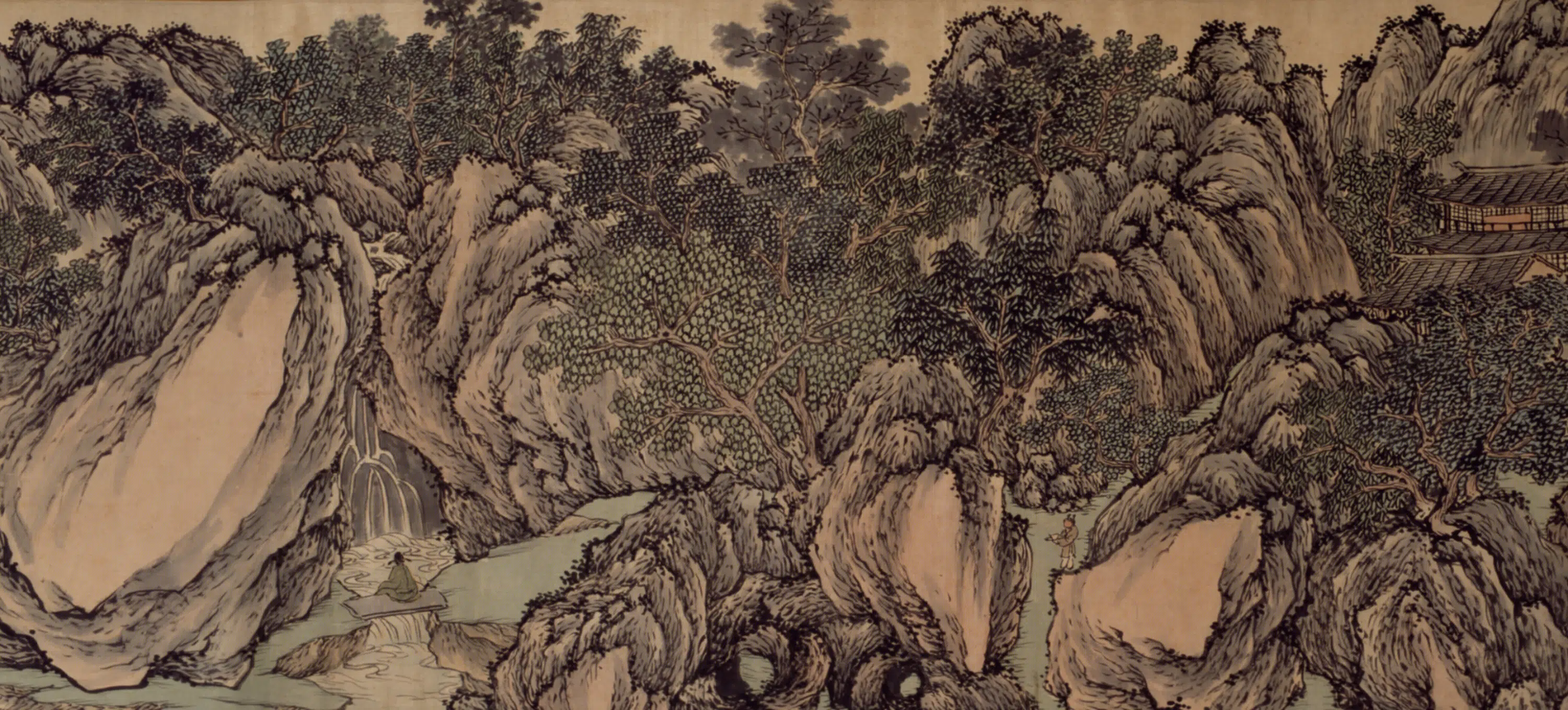 明朝【沈周】《邃庵图卷》 第5张 明朝【沈周】《邃庵图卷》 第5张