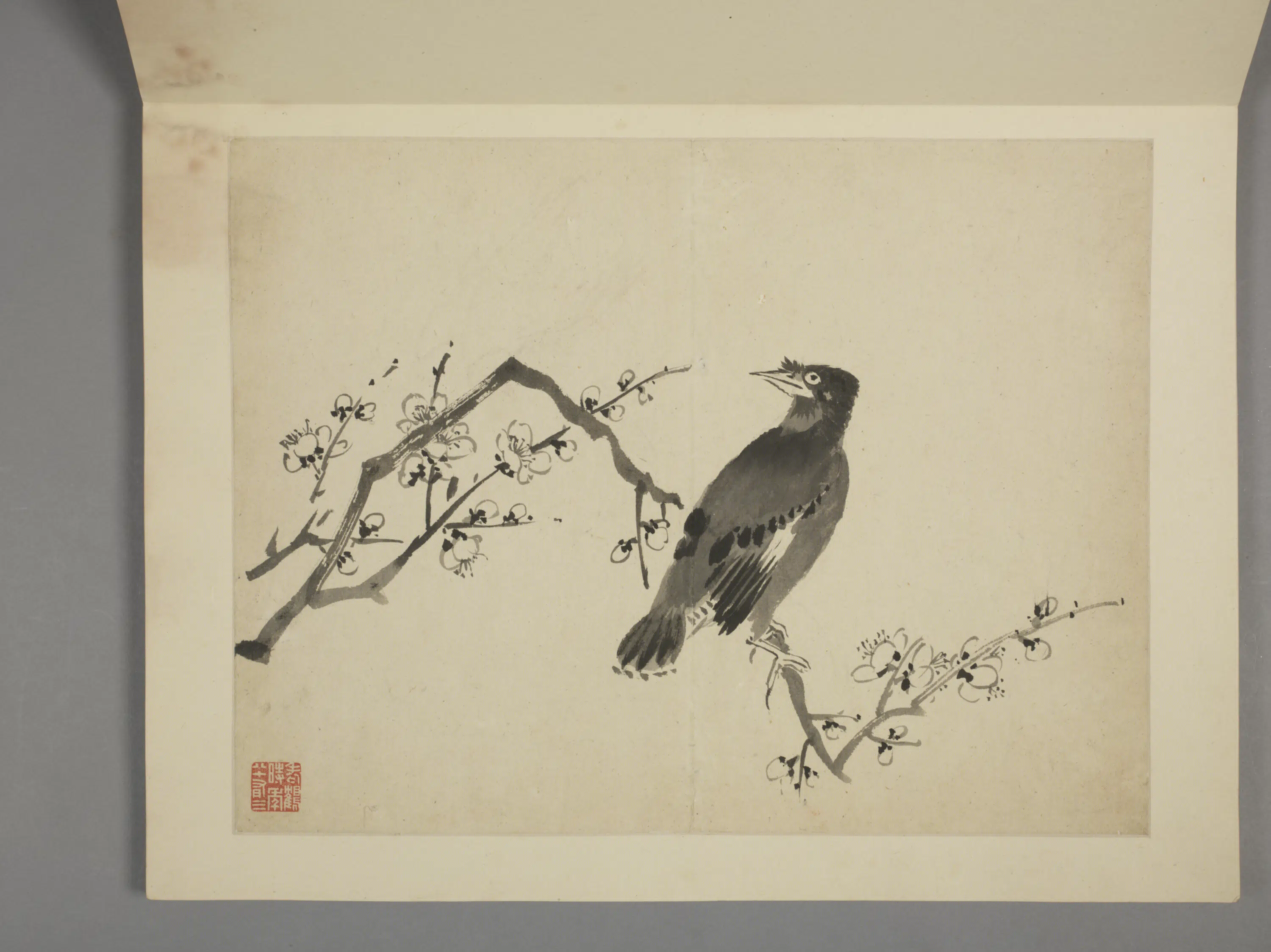 清代【杨晋】《山水花鸟册（10开）》 第10张