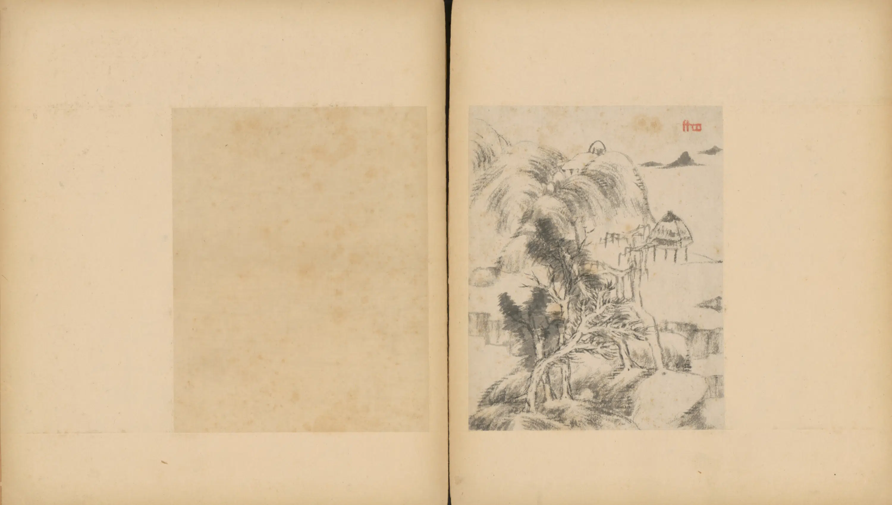 清代【朱耷】《杂画册（9开）》