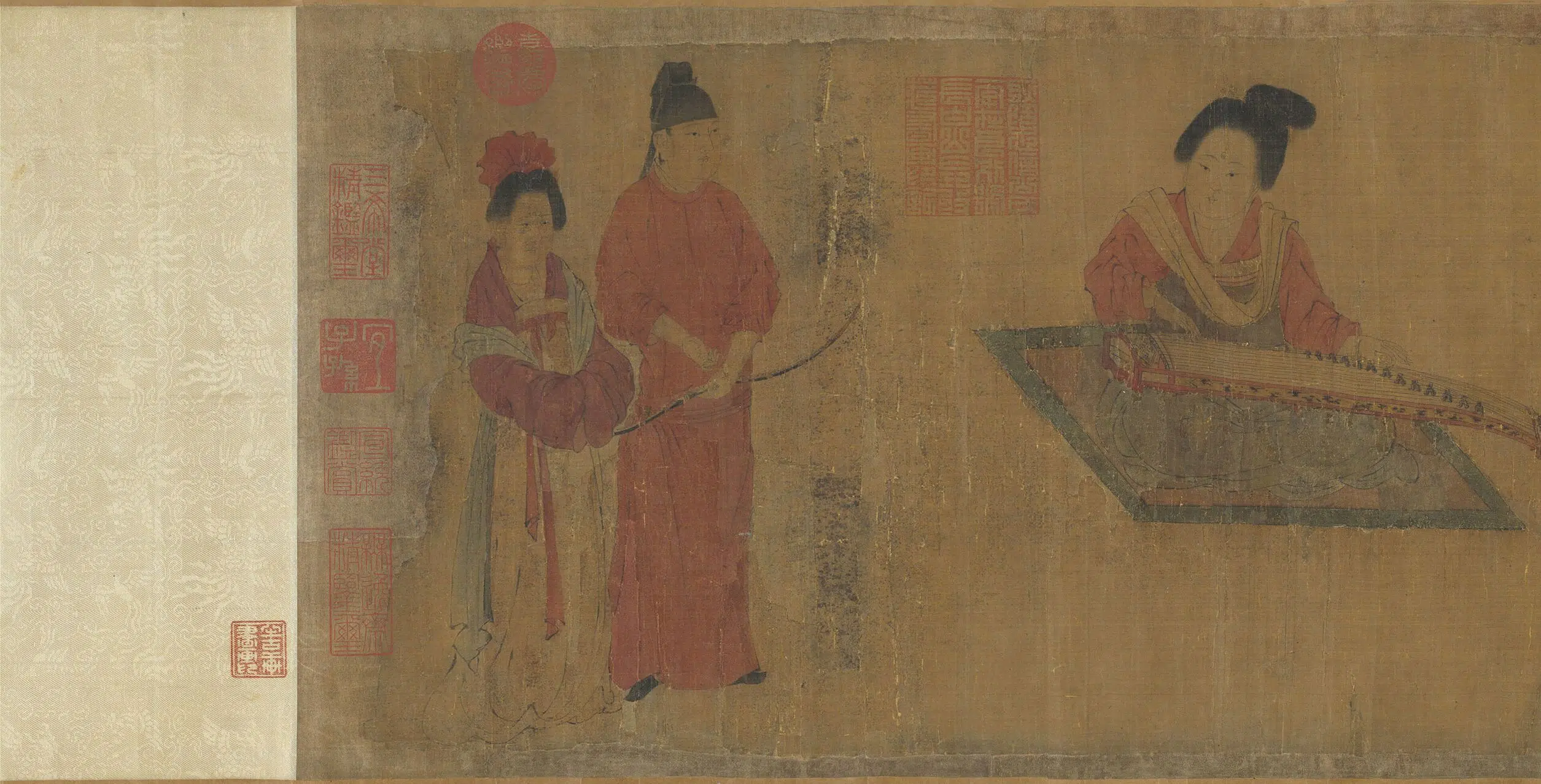 唐朝【周昉】《调婴图-画心》
