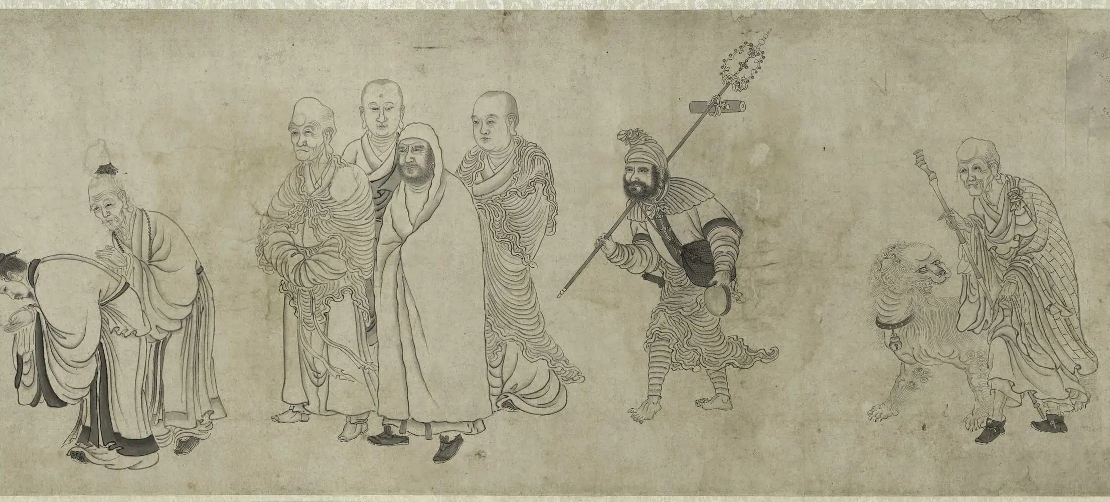 明朝【王琳】《礼佛图卷》 第3张