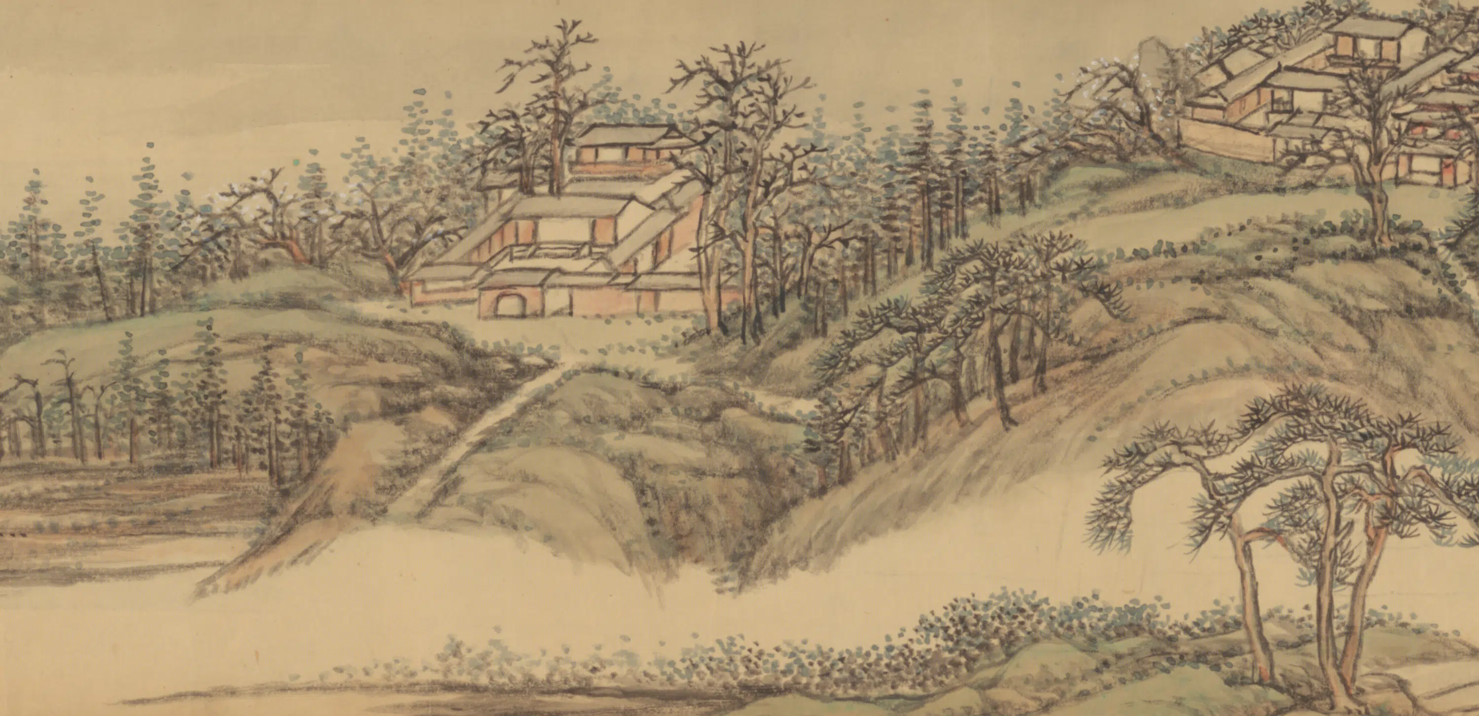 清代【张宗苍】《画弘历平山堂诗意卷》 第2张