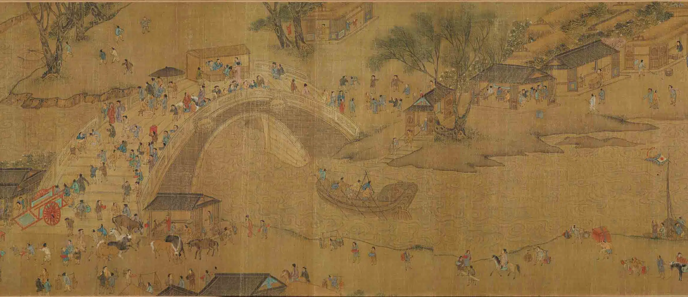 清代【佚名】《仿张择端清明上河图卷》 第13张