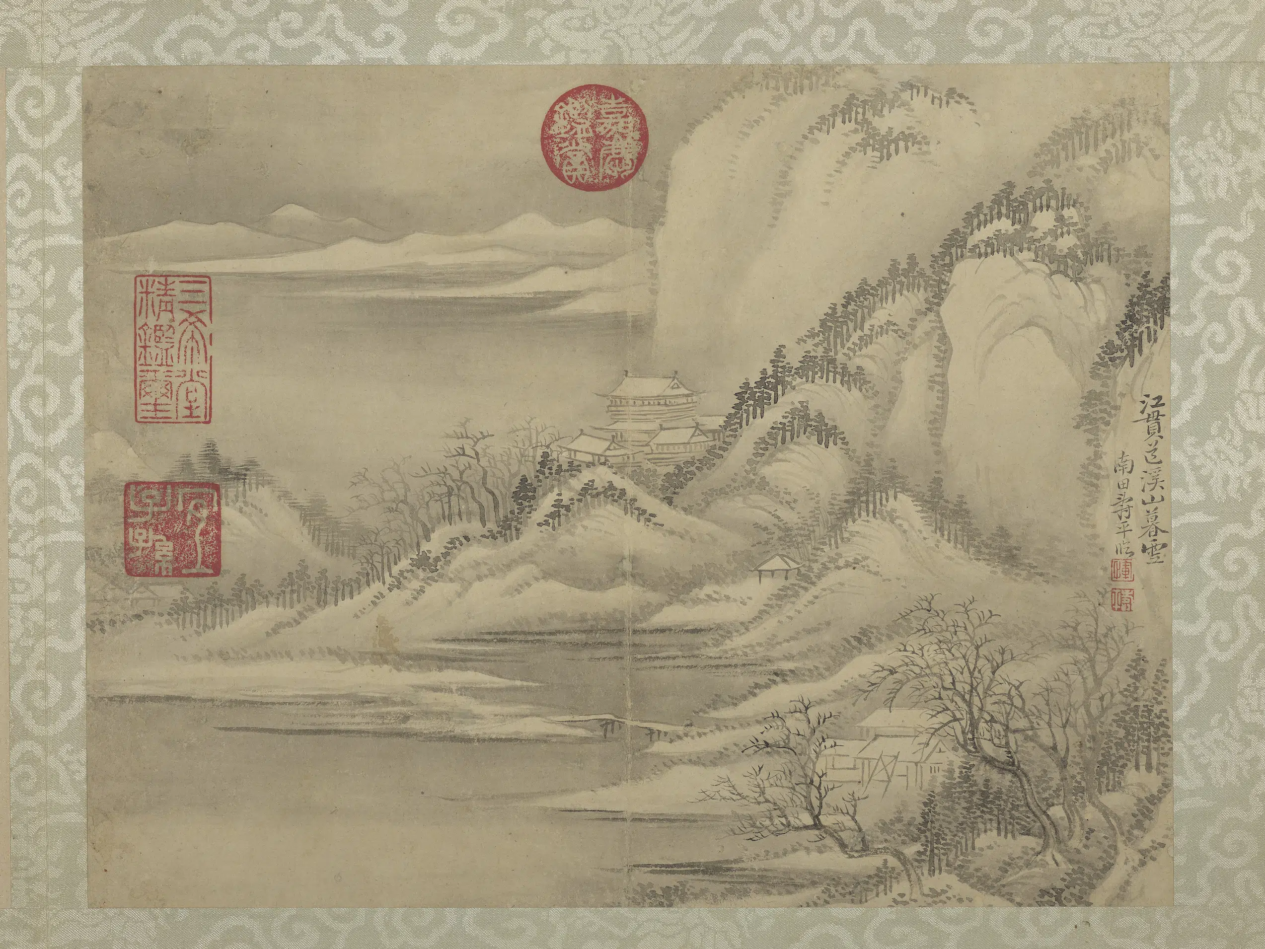 清代【恽寿平】《仿古山水册-2-12开》 第6张