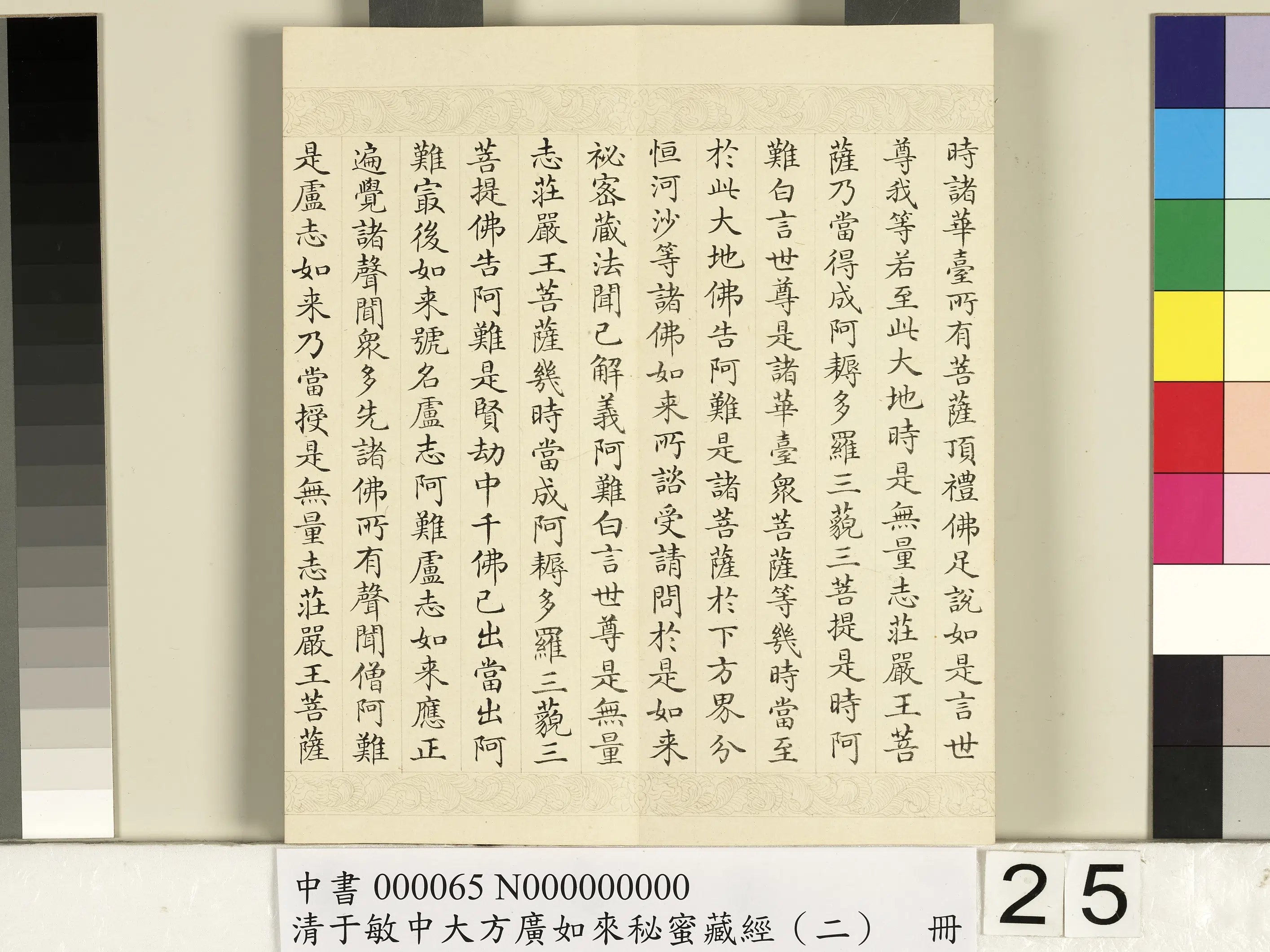 清代【于敏中】《大方广如来秘密藏经（二）册》 第18张