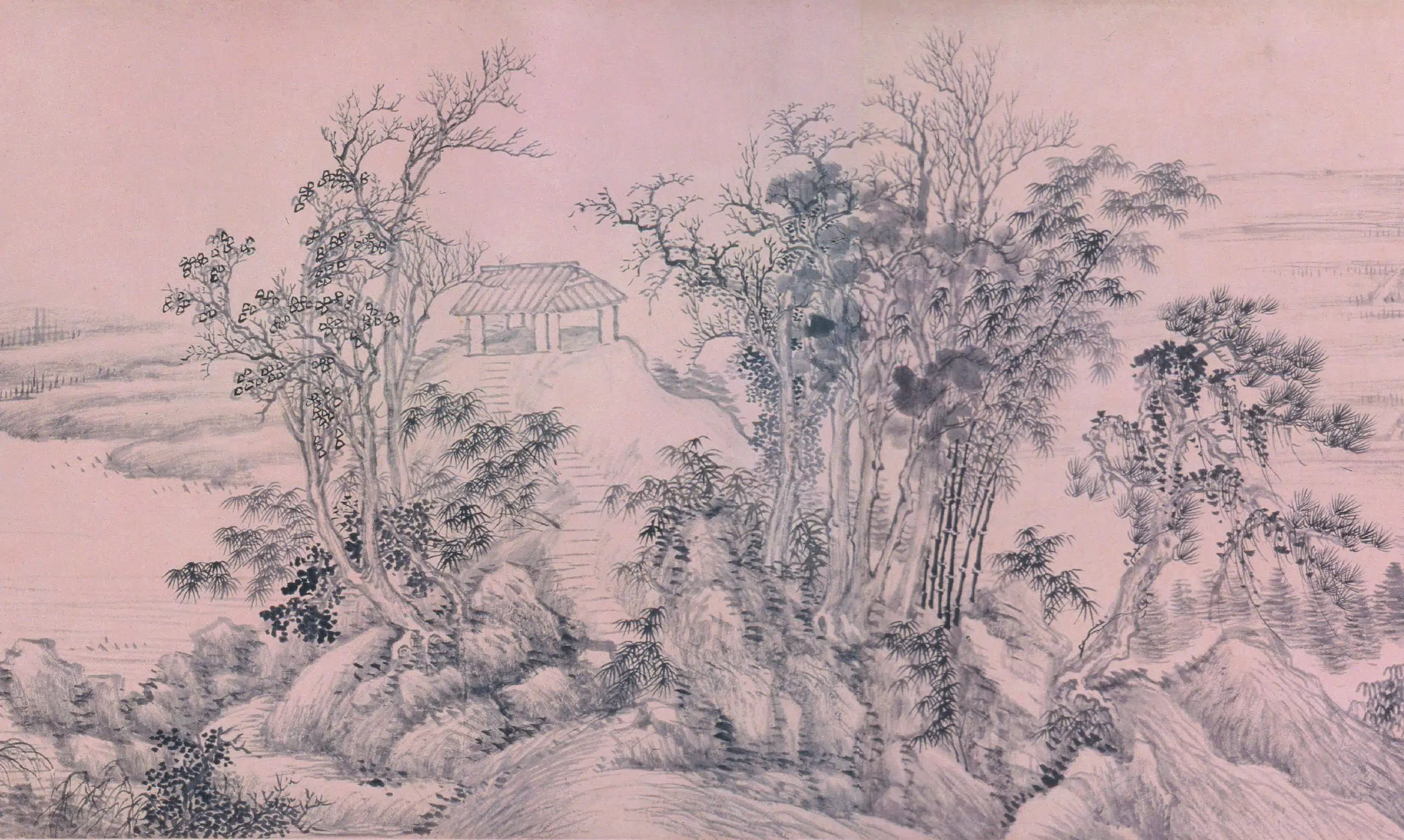 清代【王翚】《临古山水四段卷》 第5张