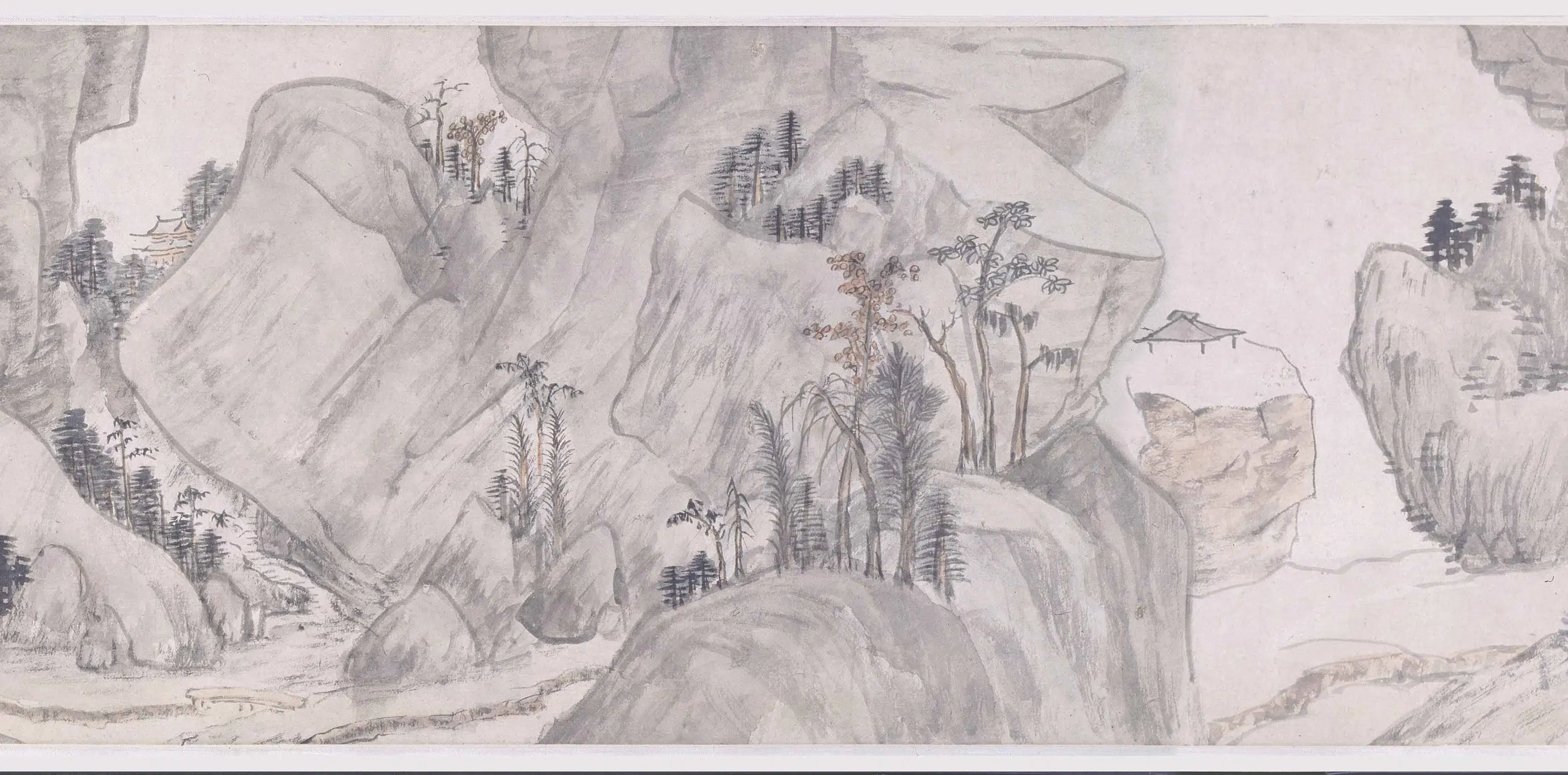 清代【程正揆】《江山卧游图卷》 第2张