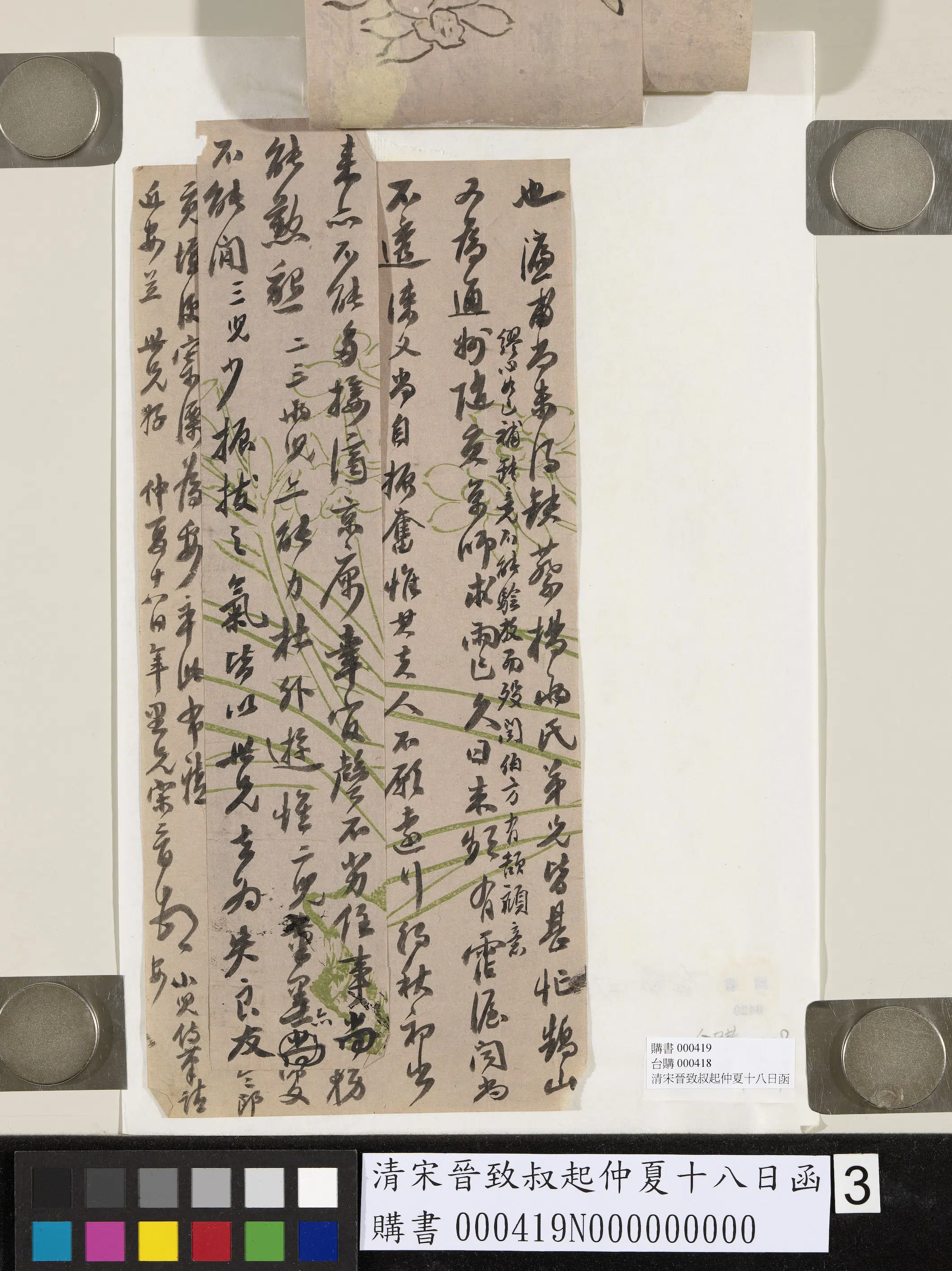 清代【宋晋】《致叔起仲夏十八日函》 第3张