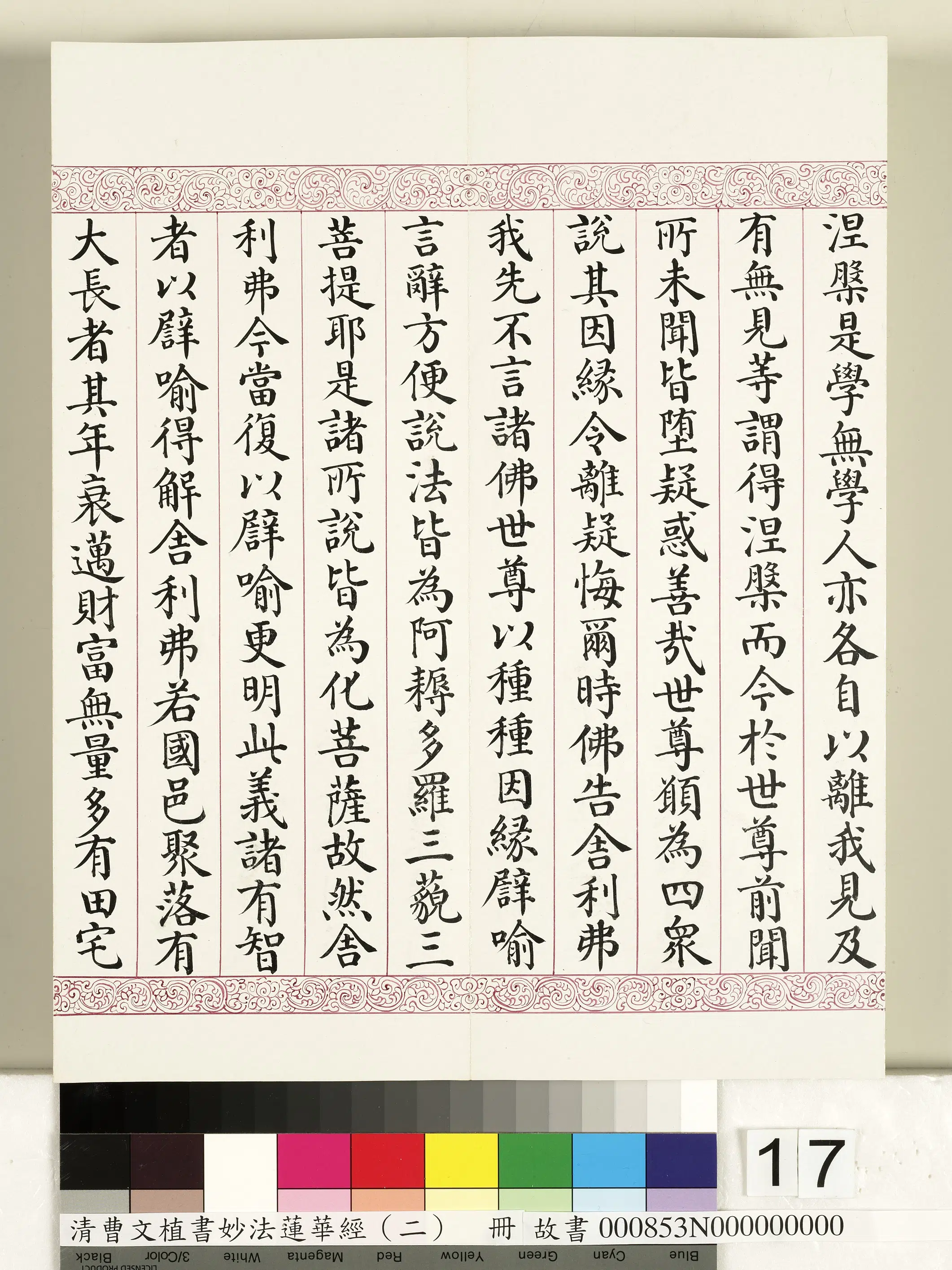 清代【曹文埴】《妙法莲华经（二）册》 第9张