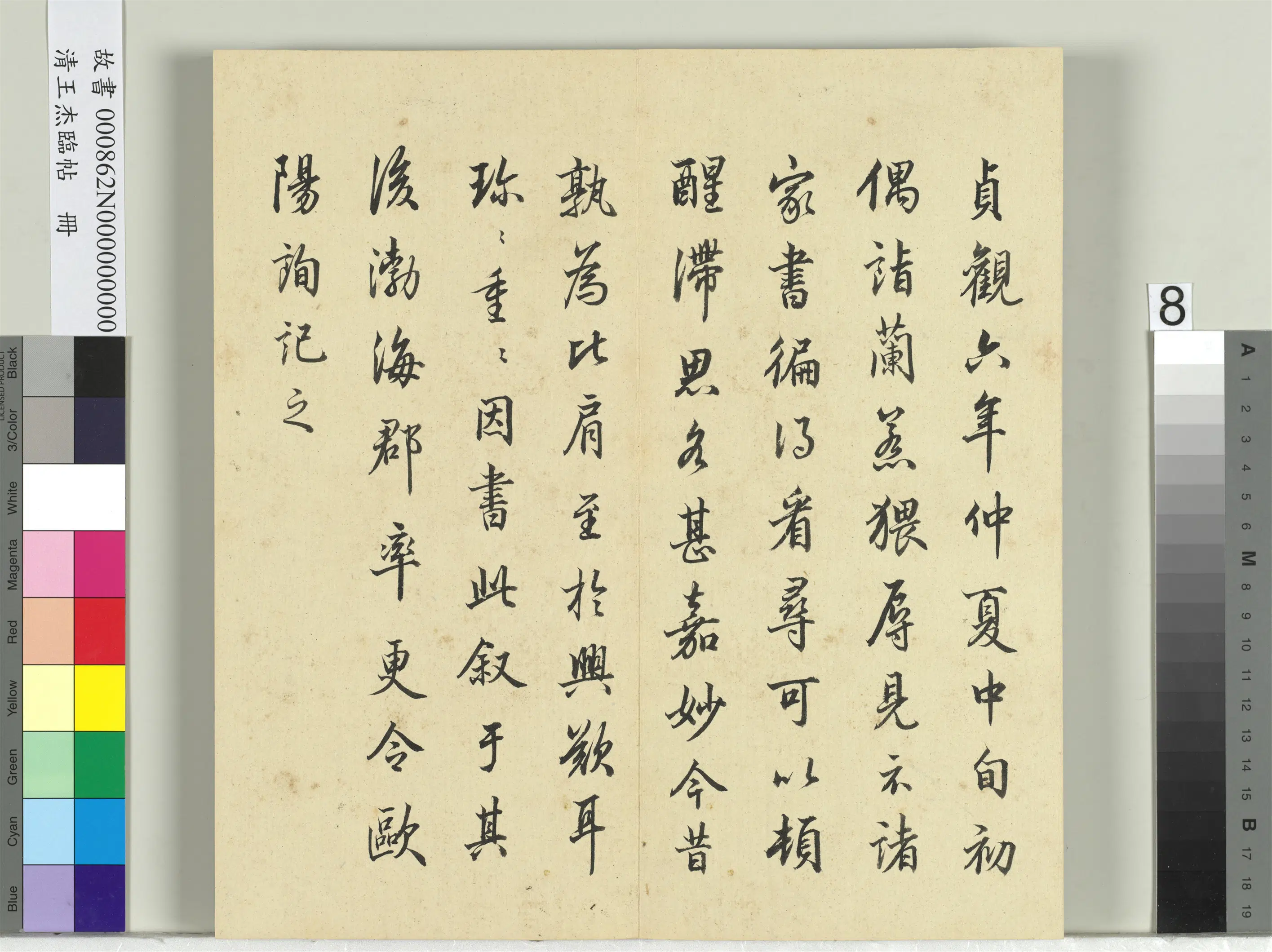 清代【王杰】《临帖册》 第11张