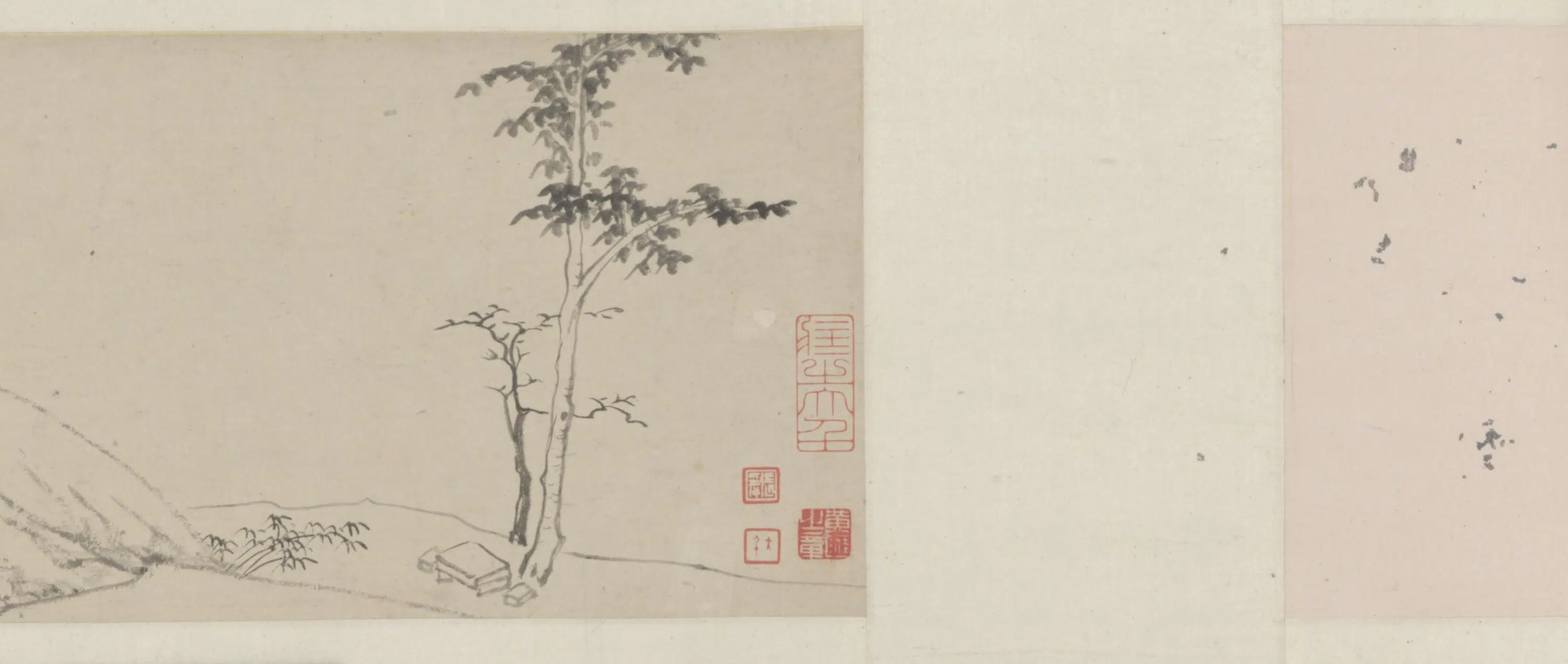 清代【弘仁】《仿元四家山水图卷》 第6张