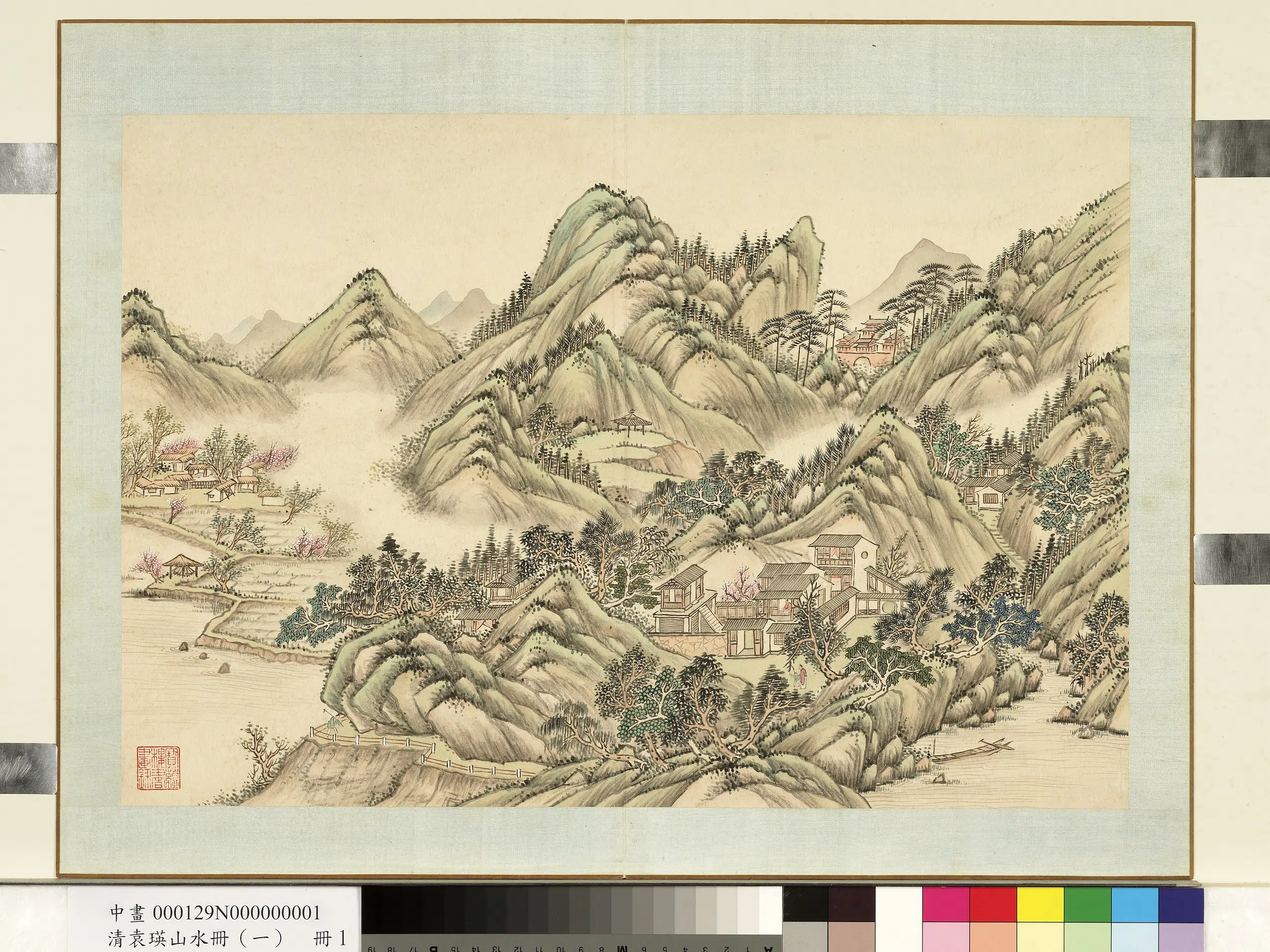 清代【袁瑛】《山水册（一）册》 第3张