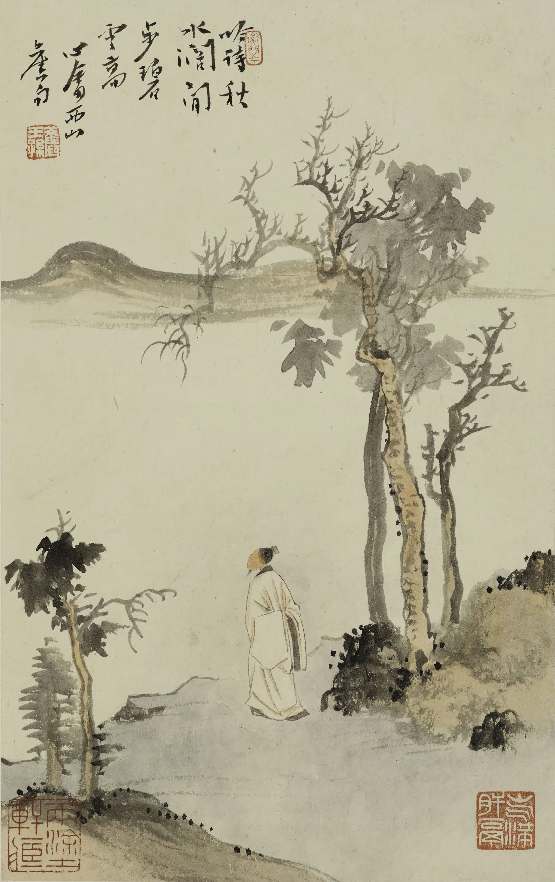 现代【溥儒（溥心畬）】《山水人物册》 第9张