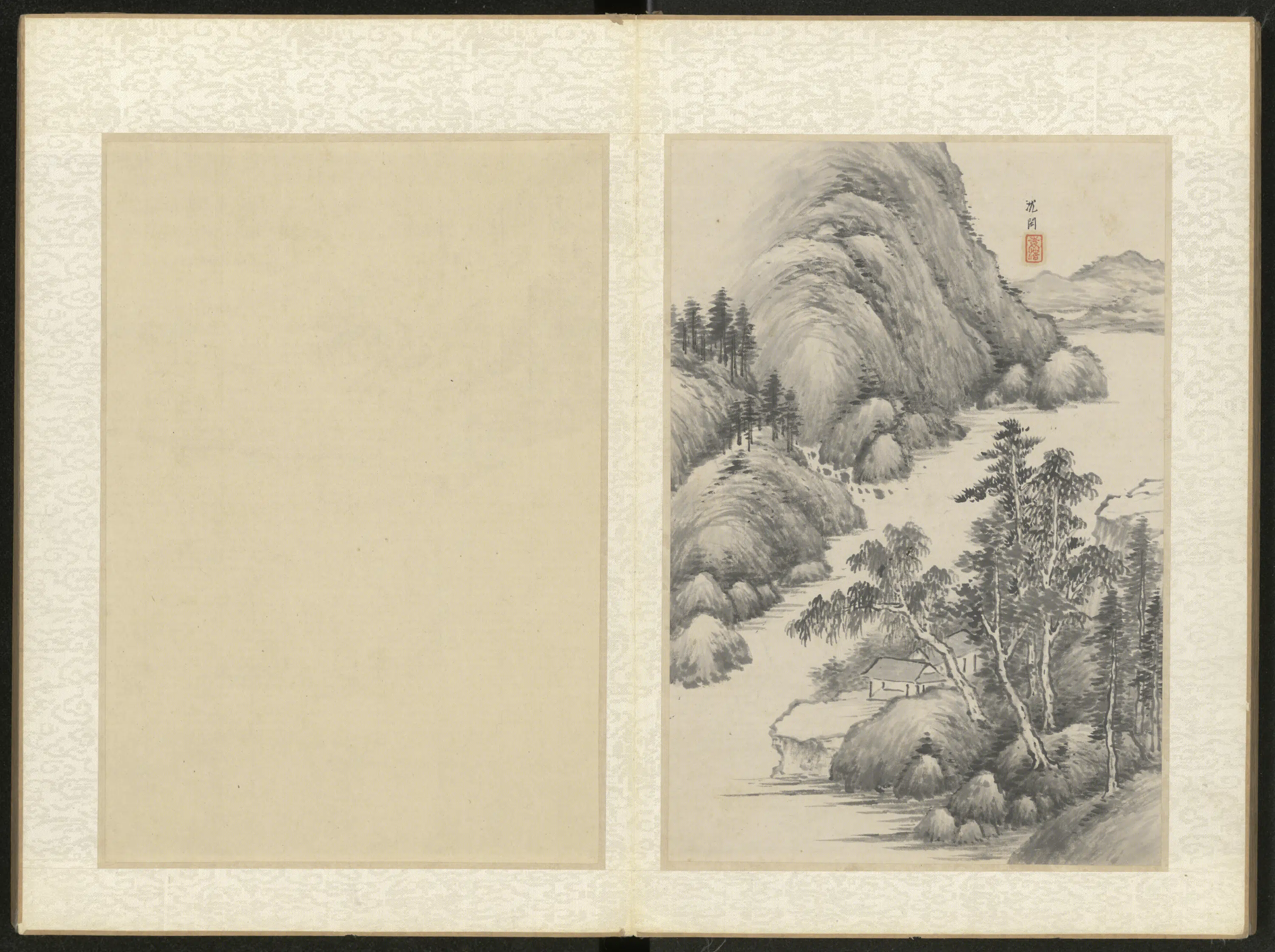 清代【沈闳】《山水册》 第5张