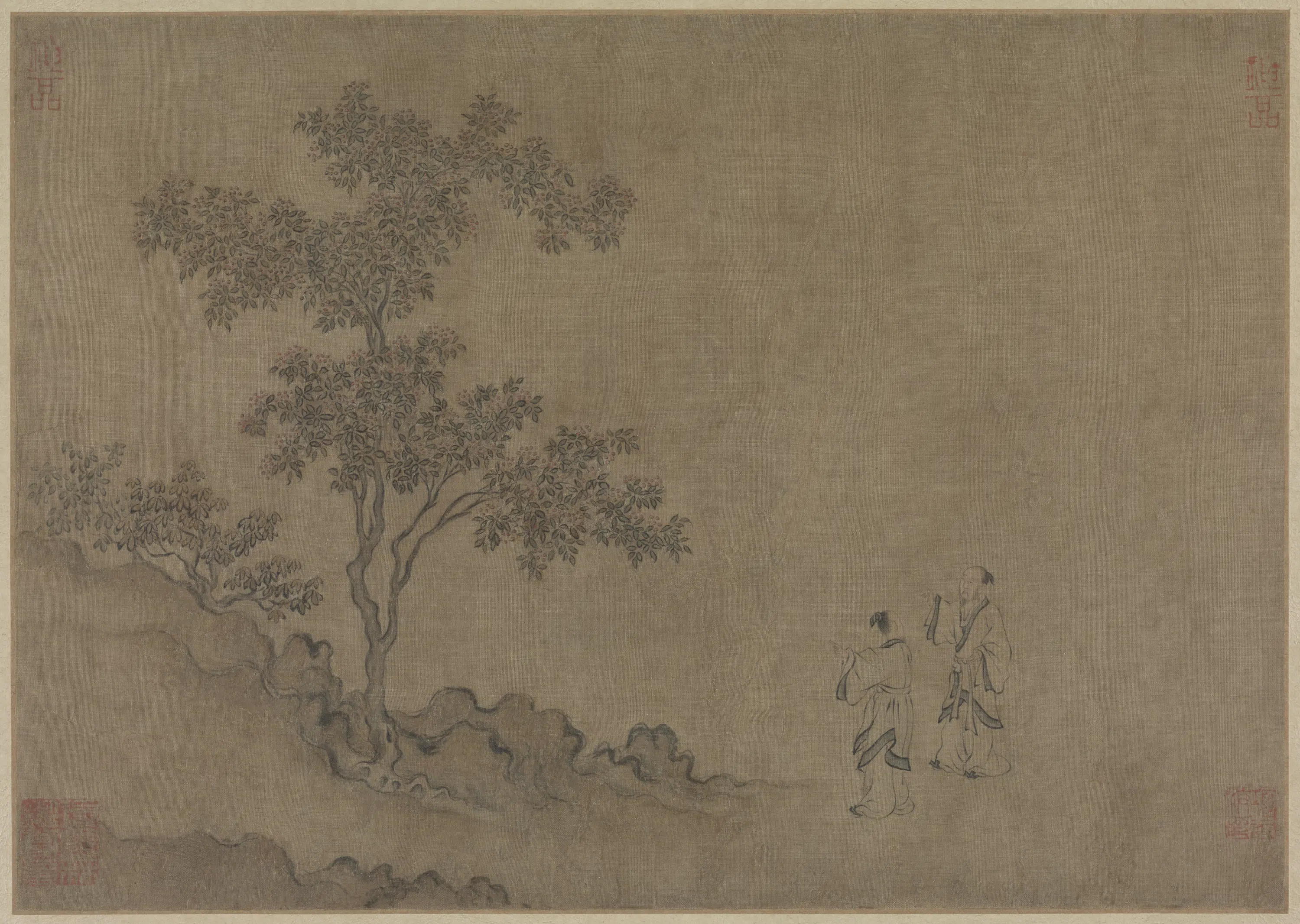 宋代【赵构】《马和之画赵构书唐风册（11开）》 第5张