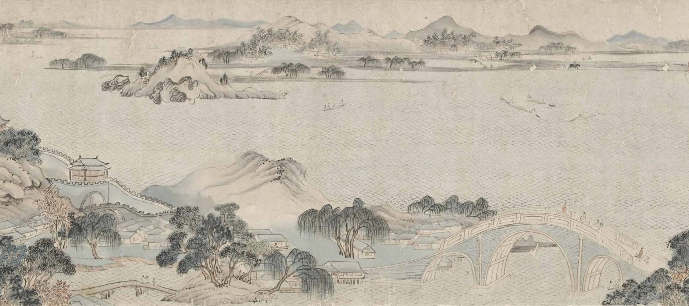 明朝【魏之璜】《千岩竞秀图卷》 第4张 明朝【魏之璜】《千岩竞秀图卷》 第4张