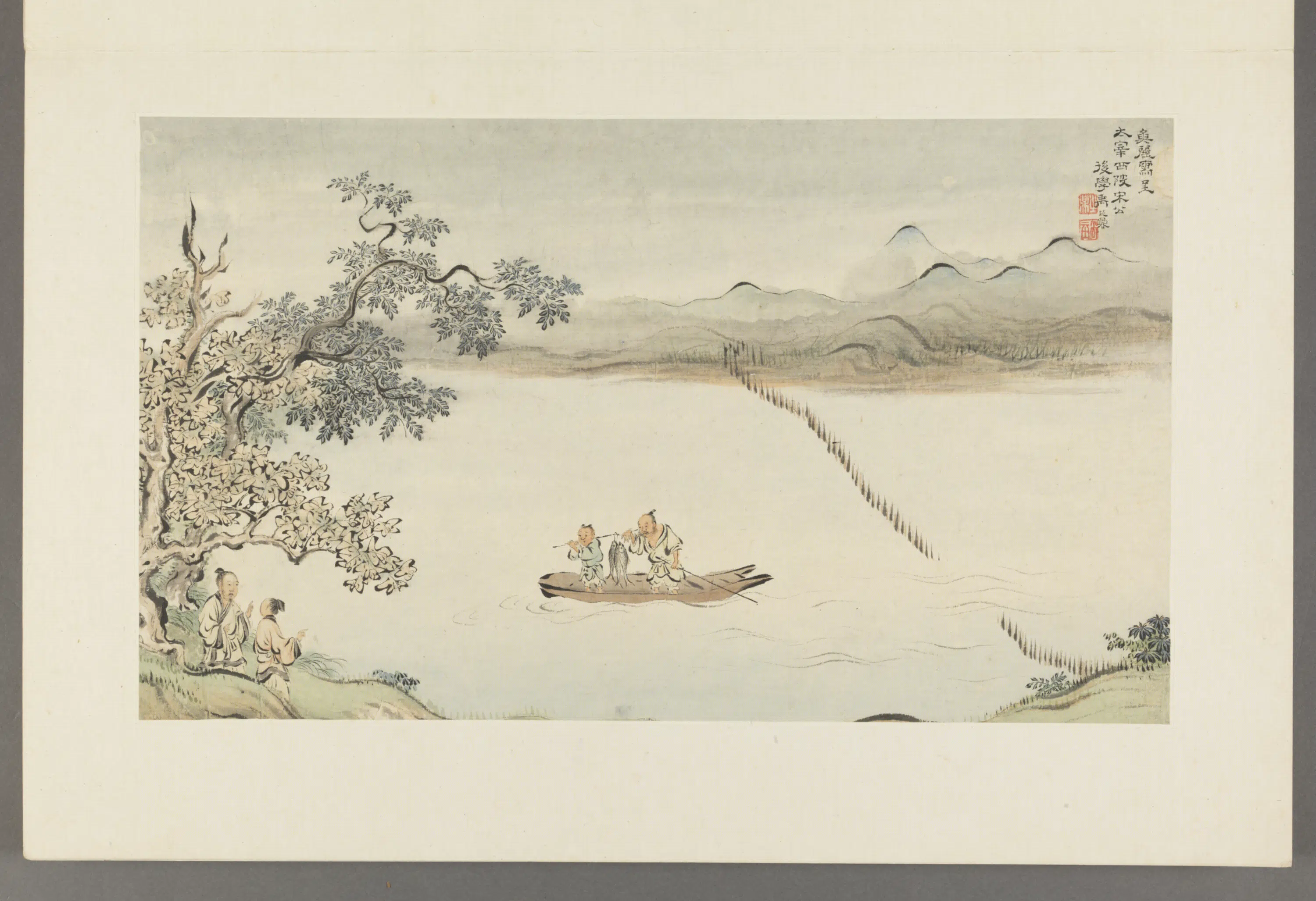 清代【禹之鼎】《画山水册页》