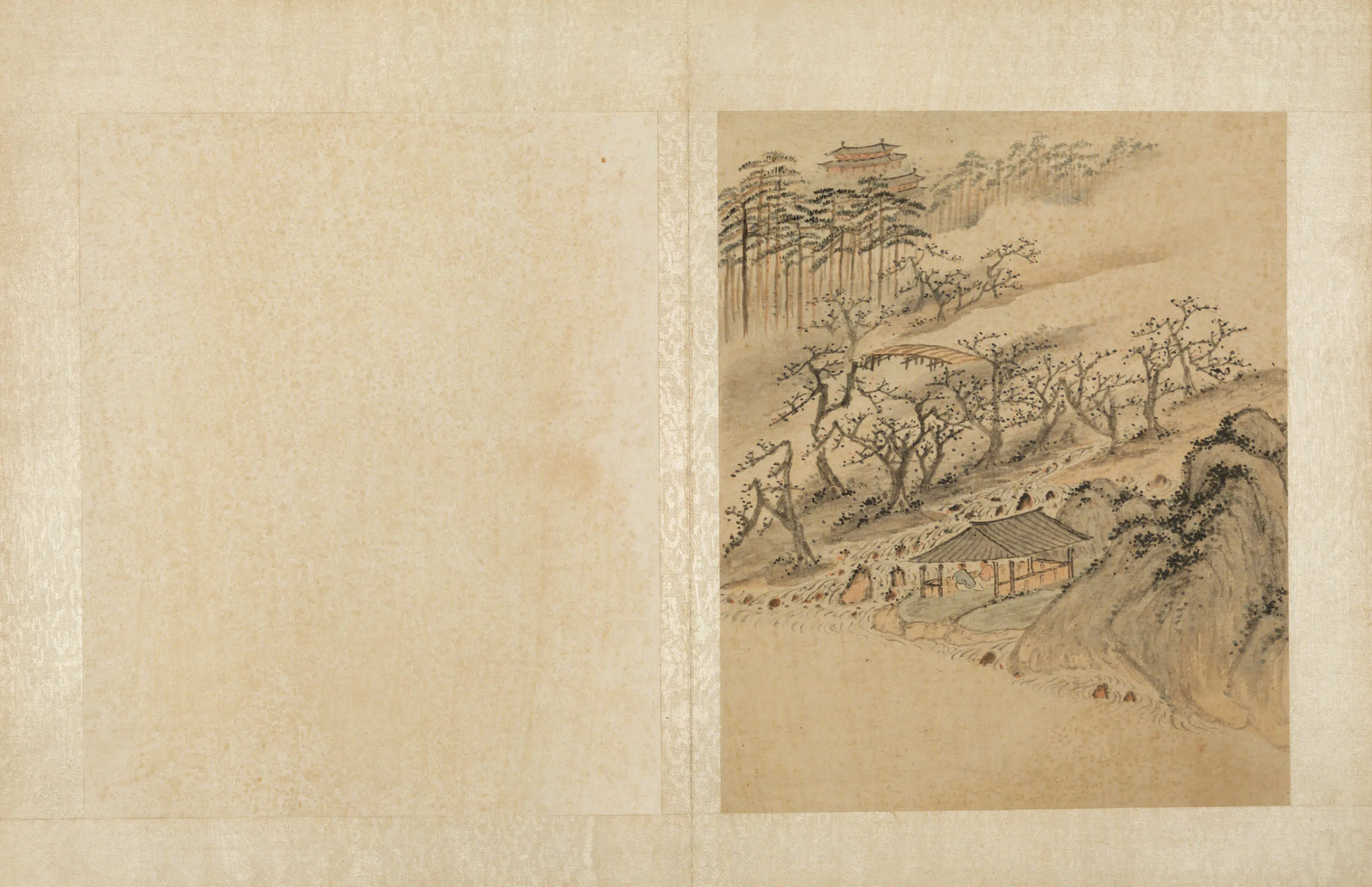 明朝【叶向荣】《山水图册》 第1张