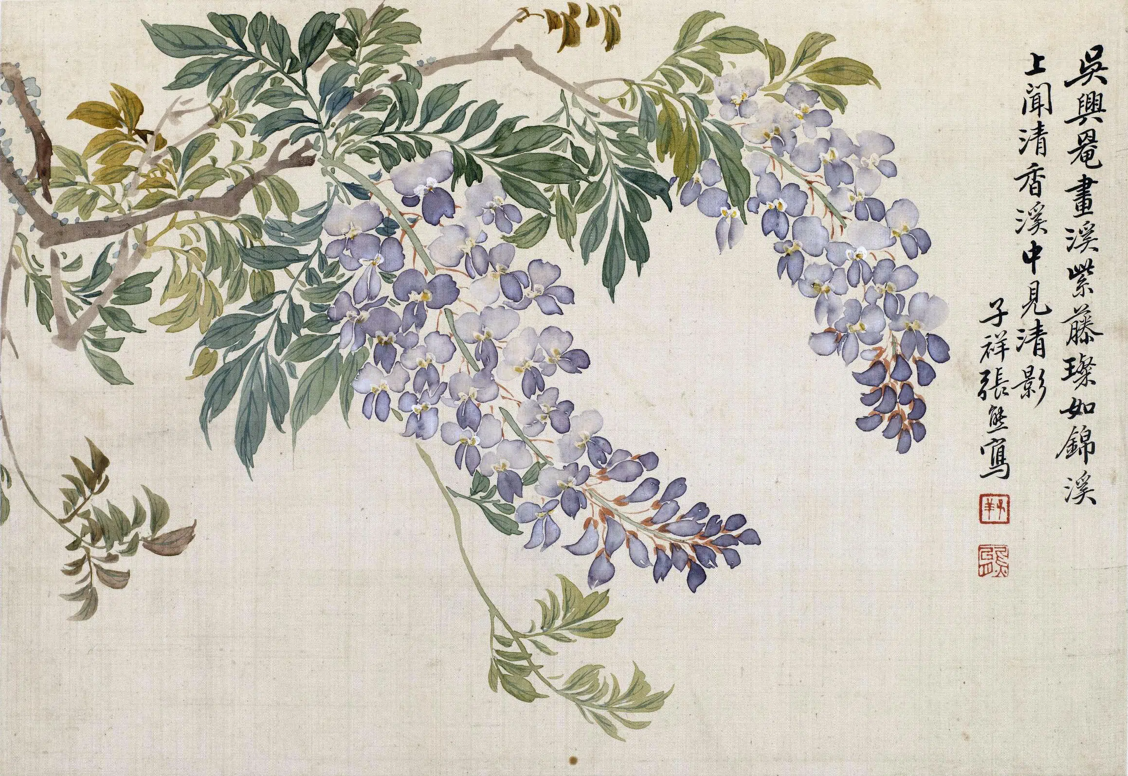 清代【张熊】《花卉册》