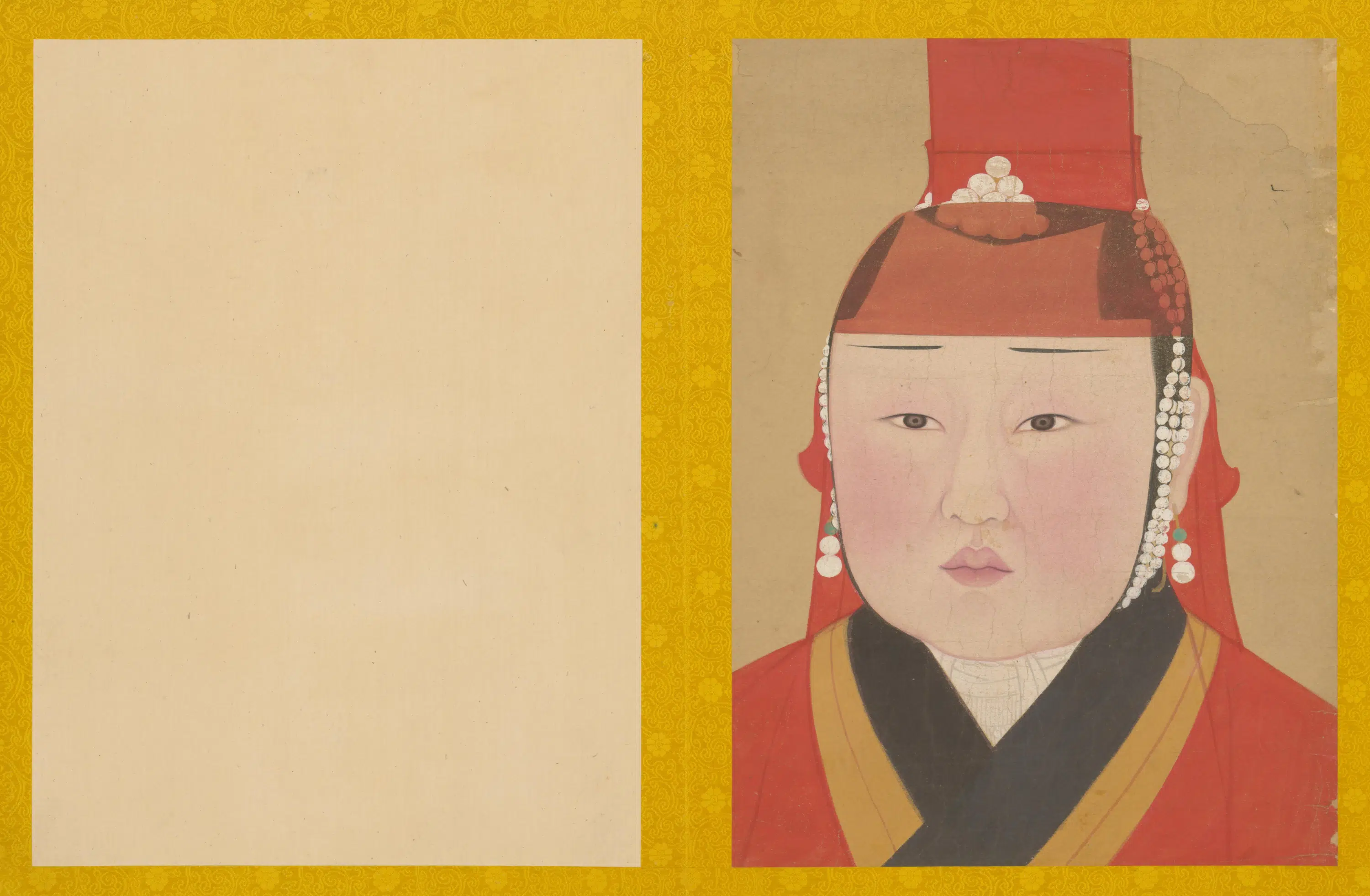 元朝【元人】《画元后妃太子像册》 第7张 元朝【元人】《画元后妃太子像册》 第7张