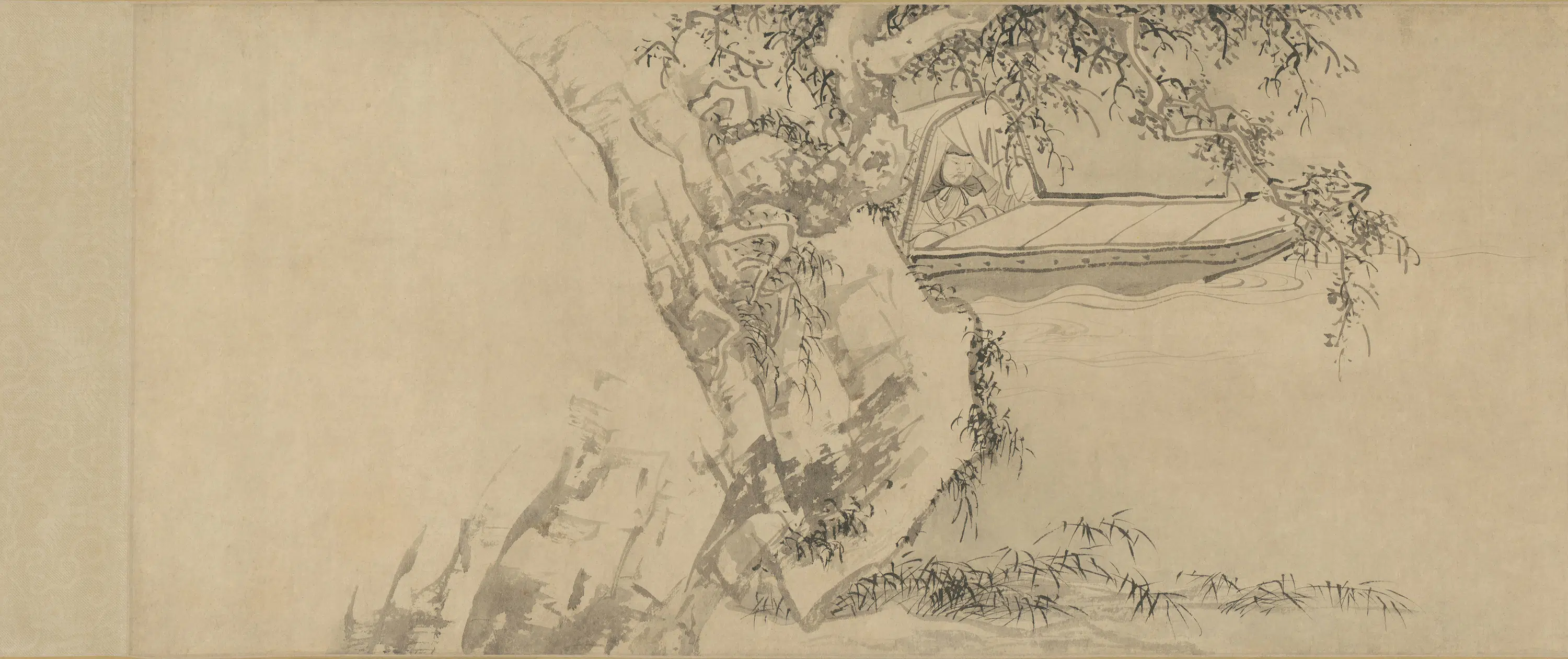 明朝【杜堇】《画古贤诗意卷》 第1张 明朝【杜堇】《画古贤诗意卷》 第1张