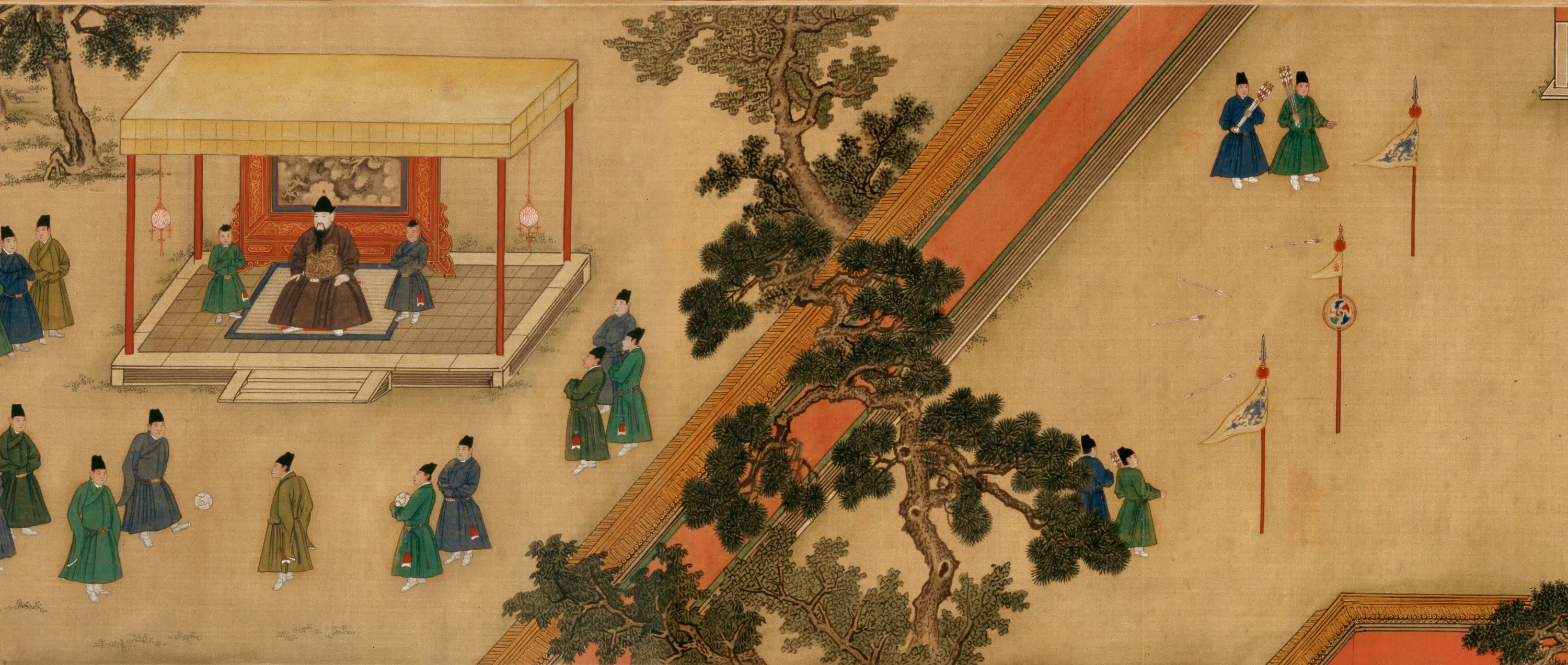 明朝【朱瞻基】《行乐图卷》 第7张 明朝【朱瞻基】《行乐图卷》 第7张
