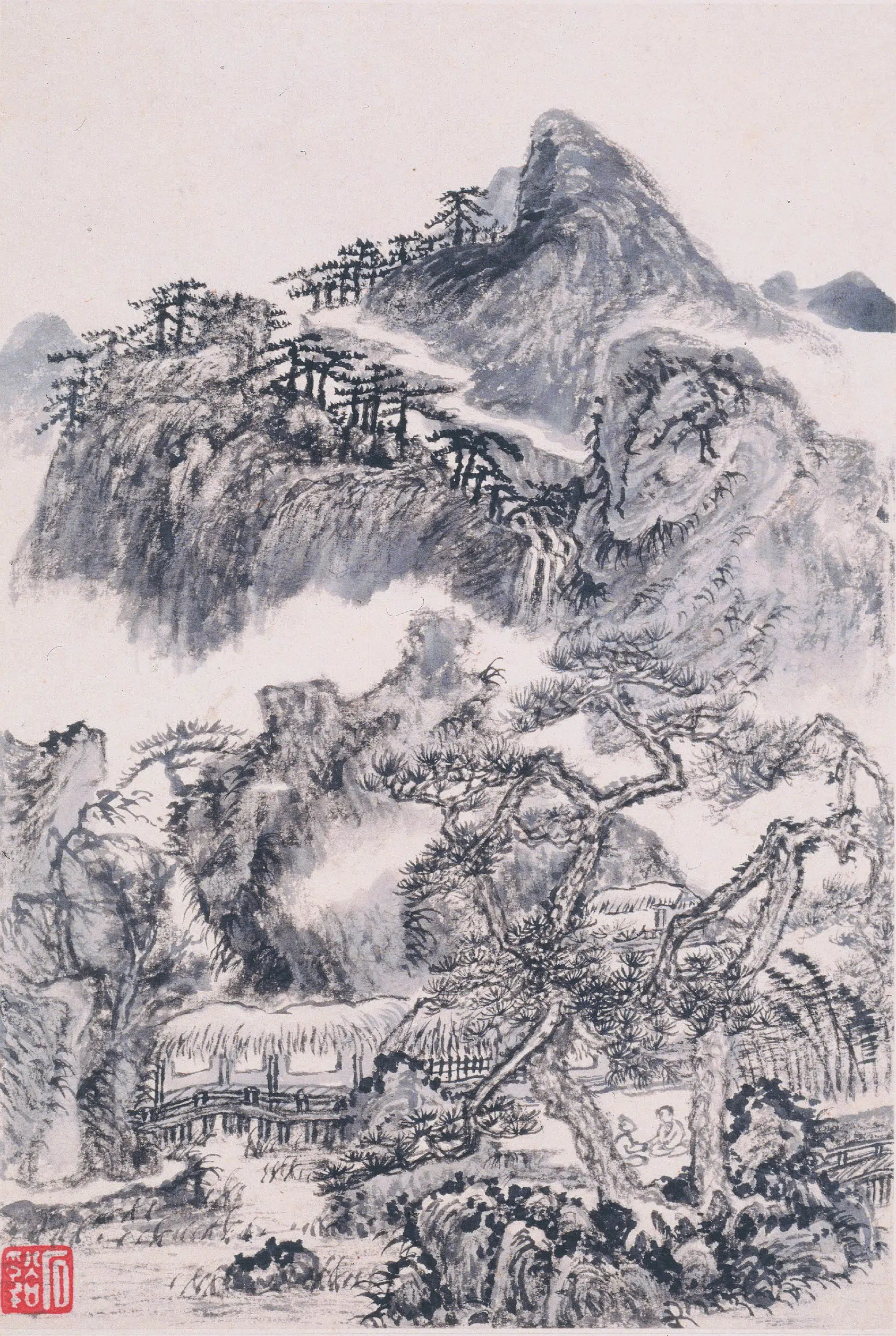 清代【髡残(石谿)】《山水册》 第10张