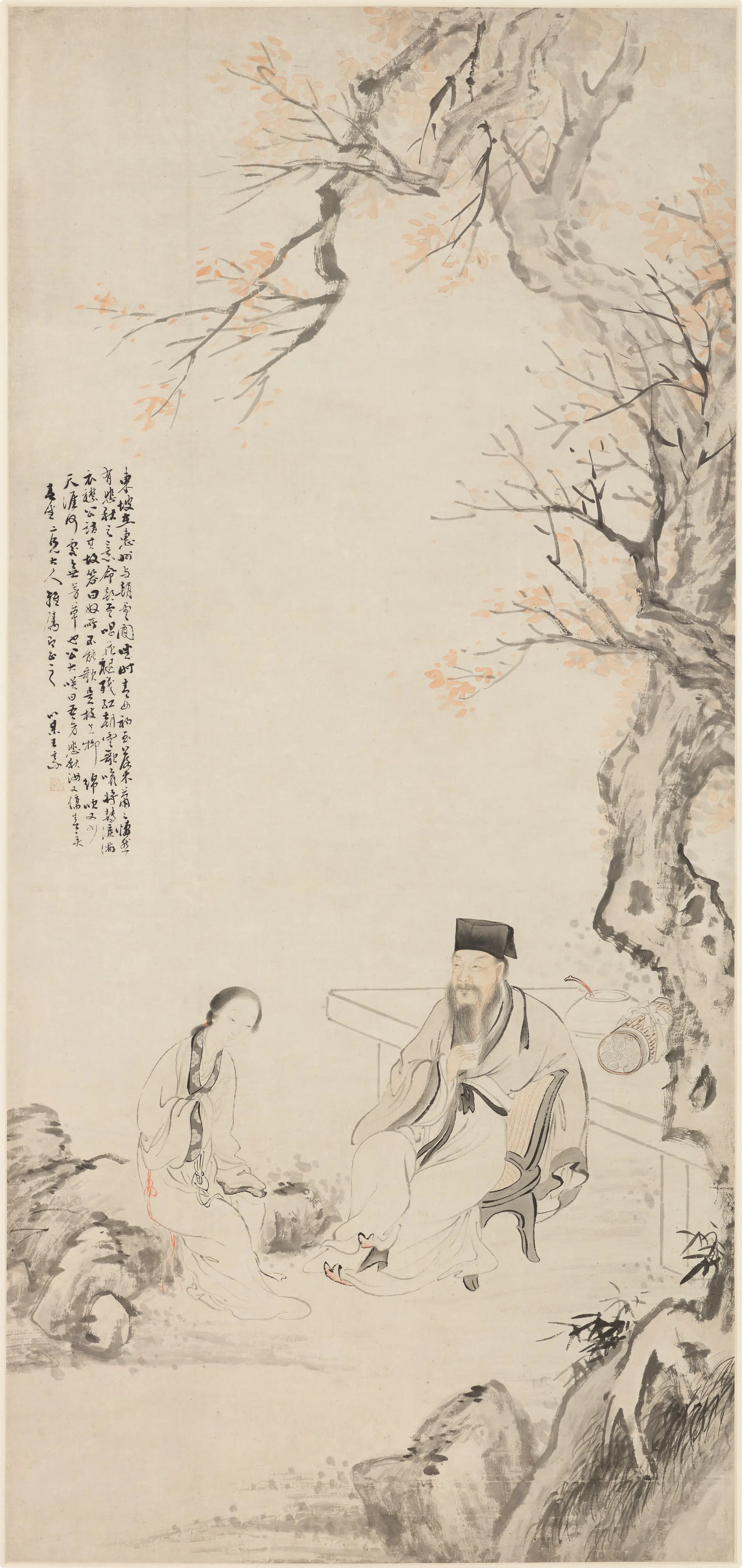 清代【王素】《人物图轴》